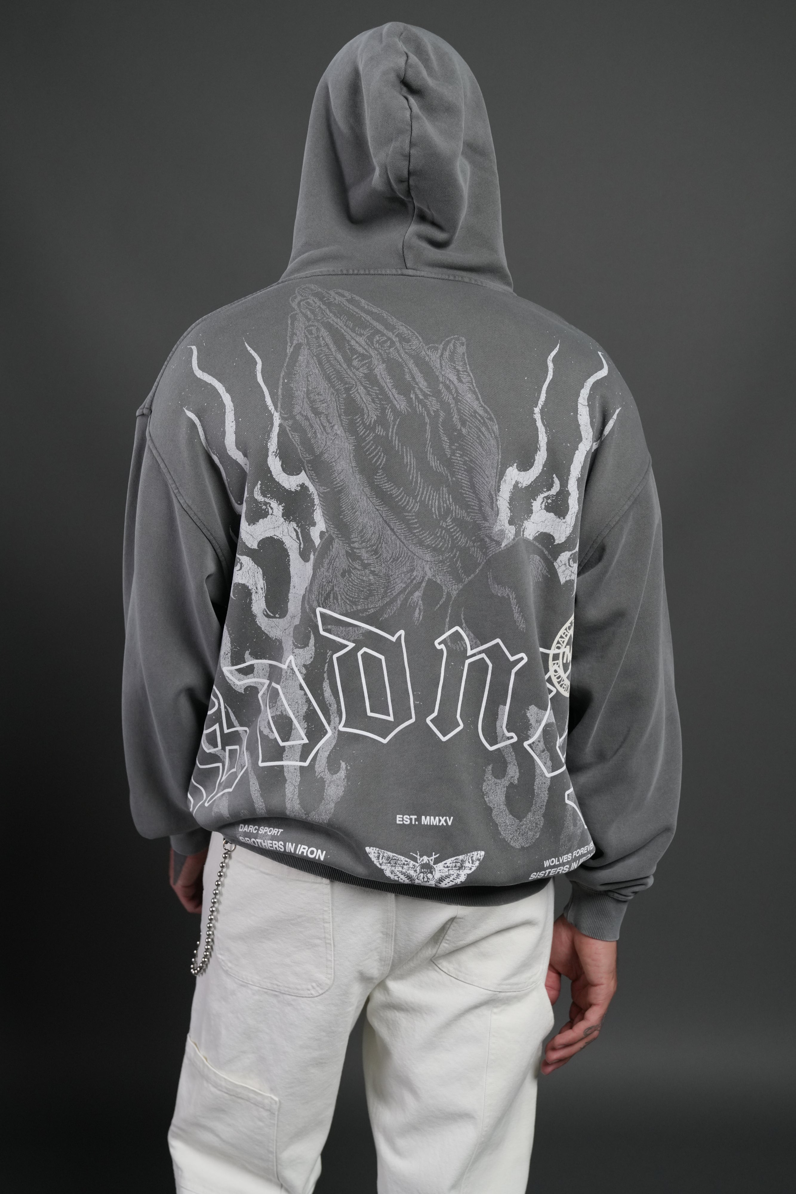 Our Sacrifice Pierce Hoodie in Slate Gray – DarcSport