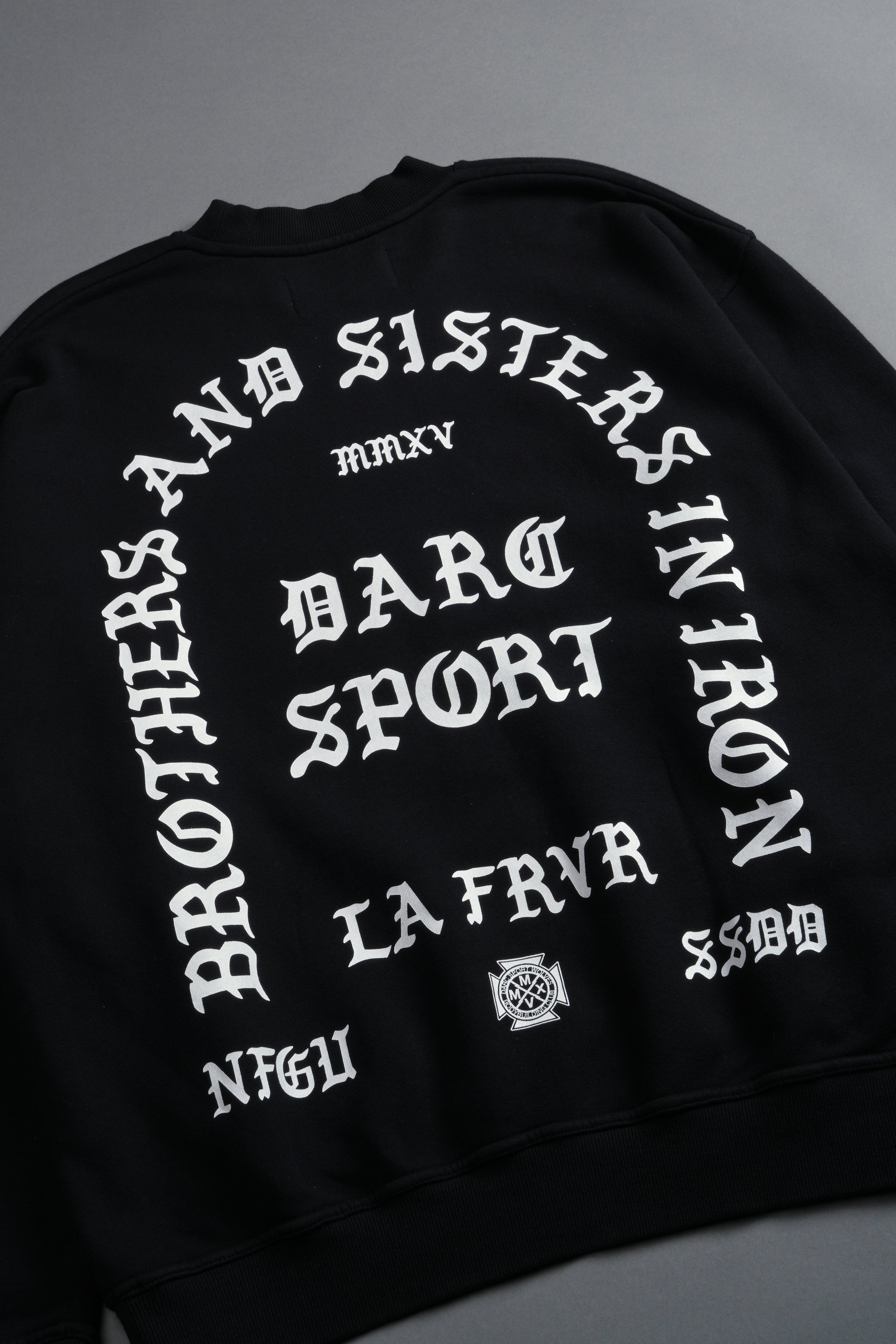 La Cherub London Crewneck in Black