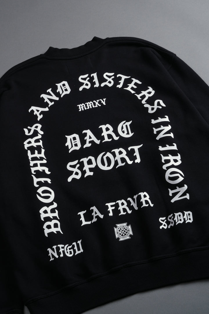 La Cherub London Crewneck in Black