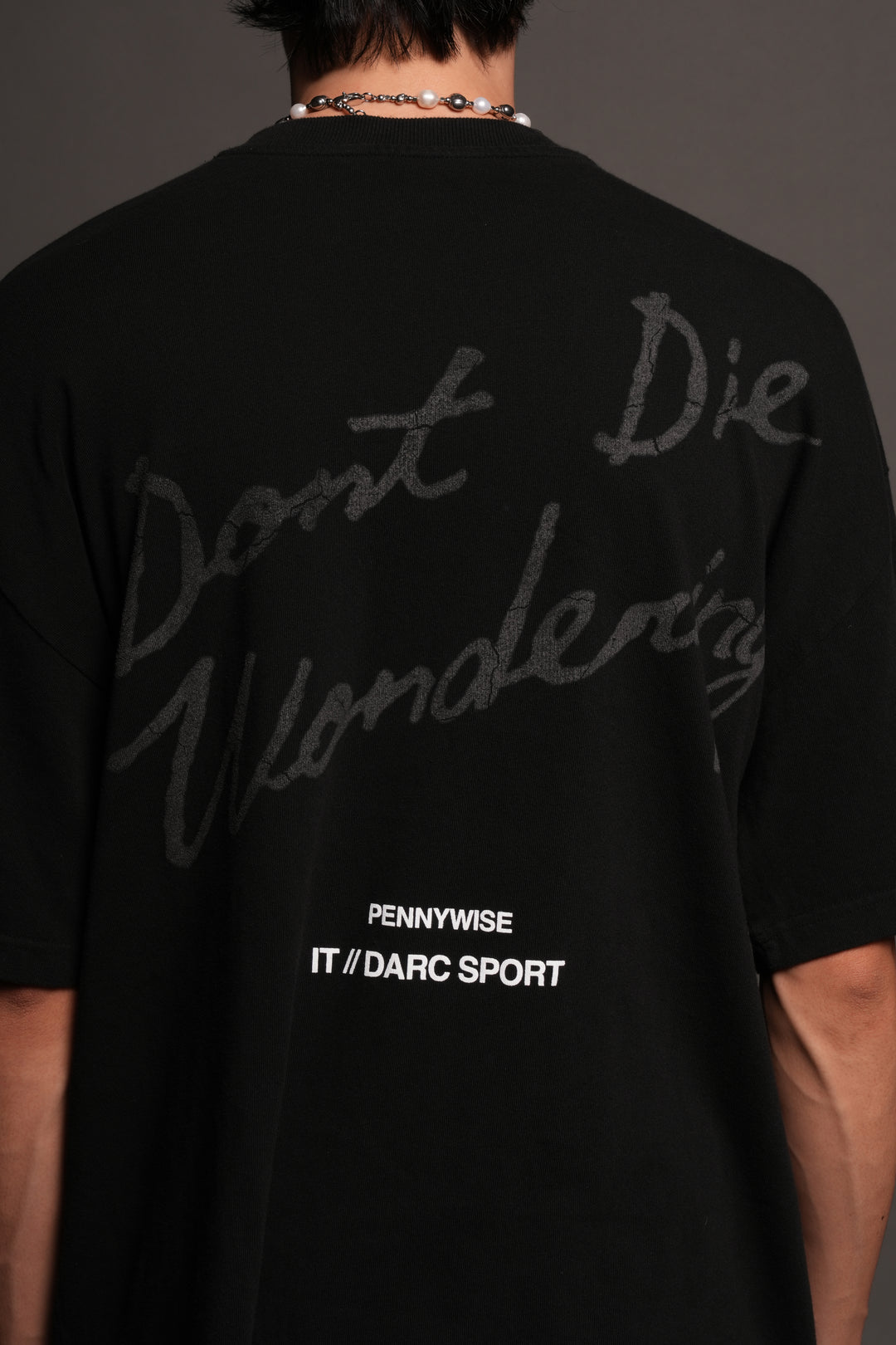 Pennywise Premium Oversized Tee In Black