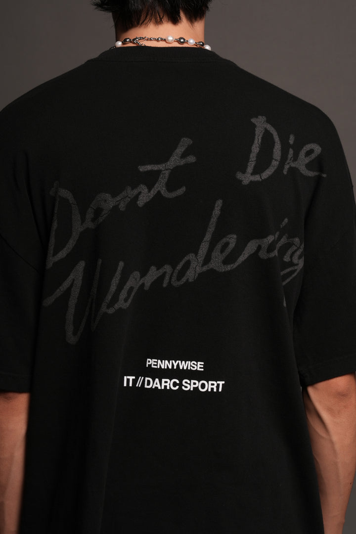 Pennywise Premium Oversized Tee In Black