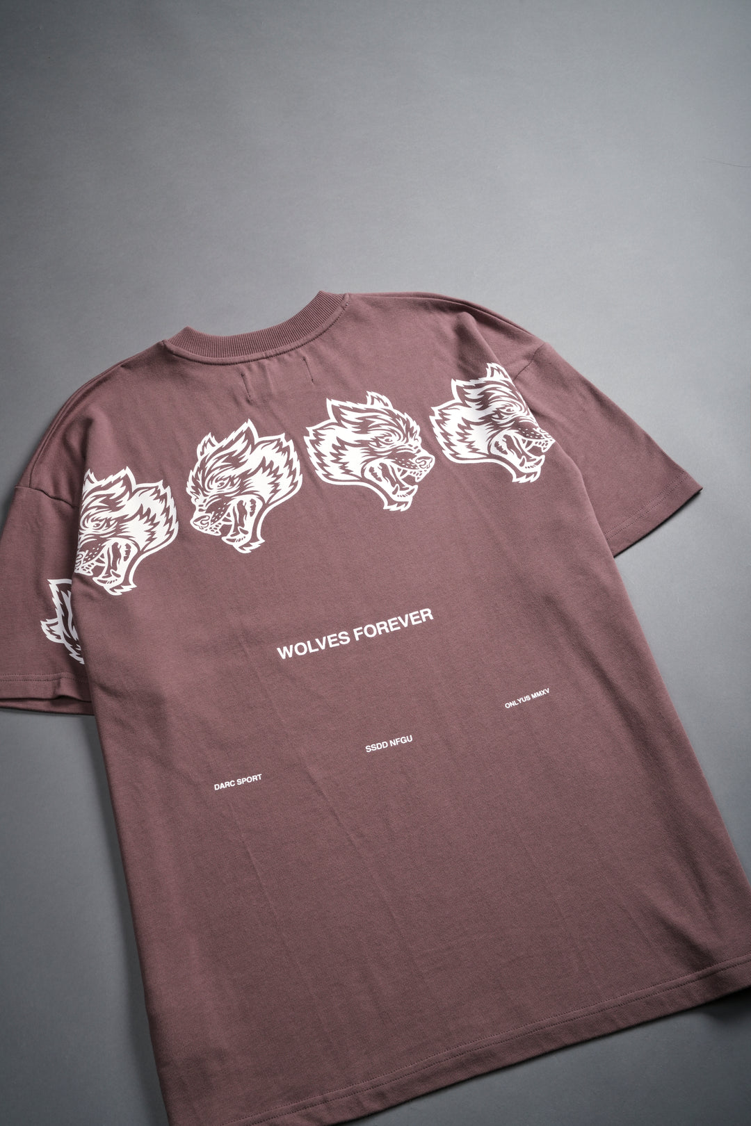 Wolves Have Your Back "Premium" Oversized Unisex Tee in Mauve