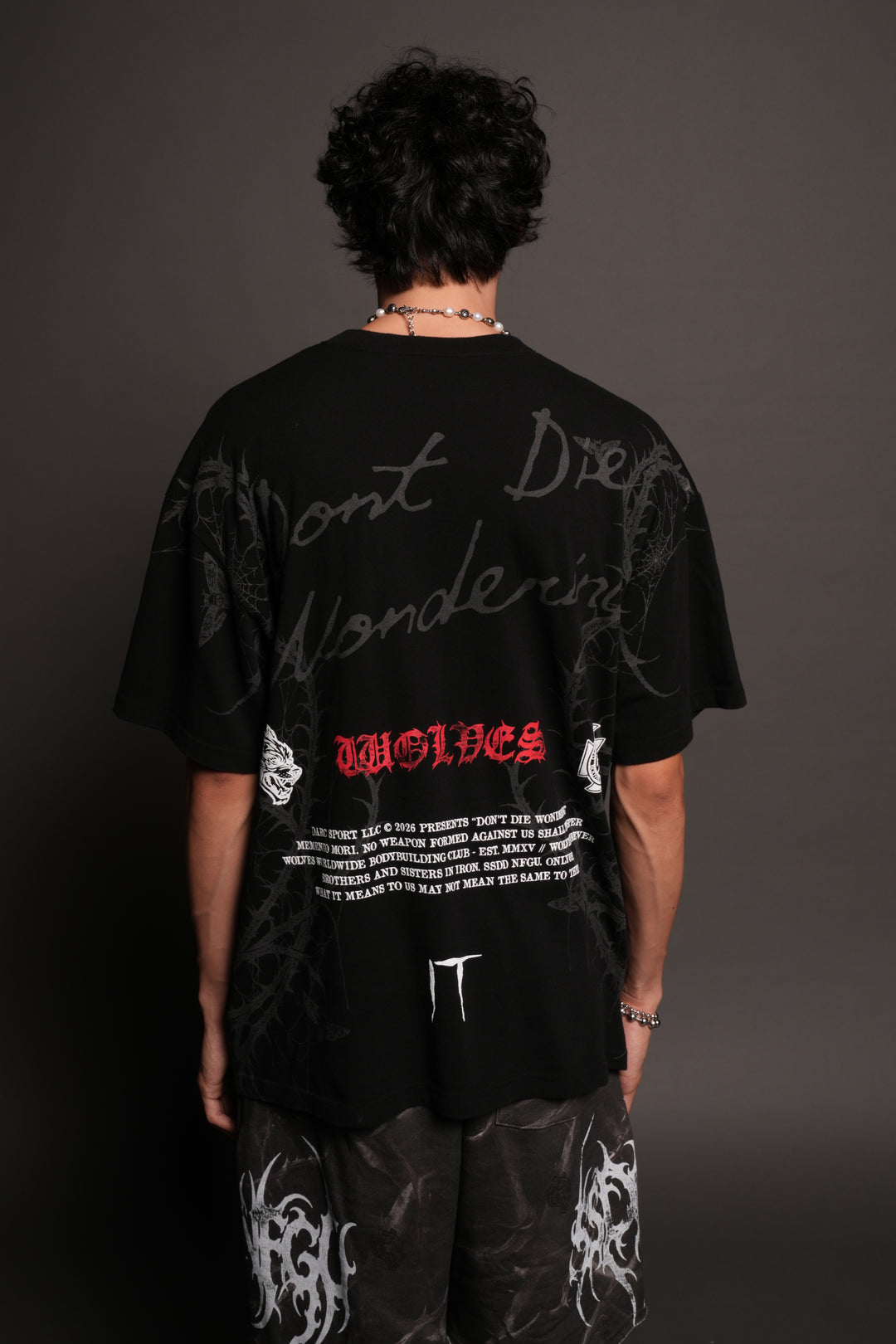 Dont Die Wondering Mystery Tee In Black
