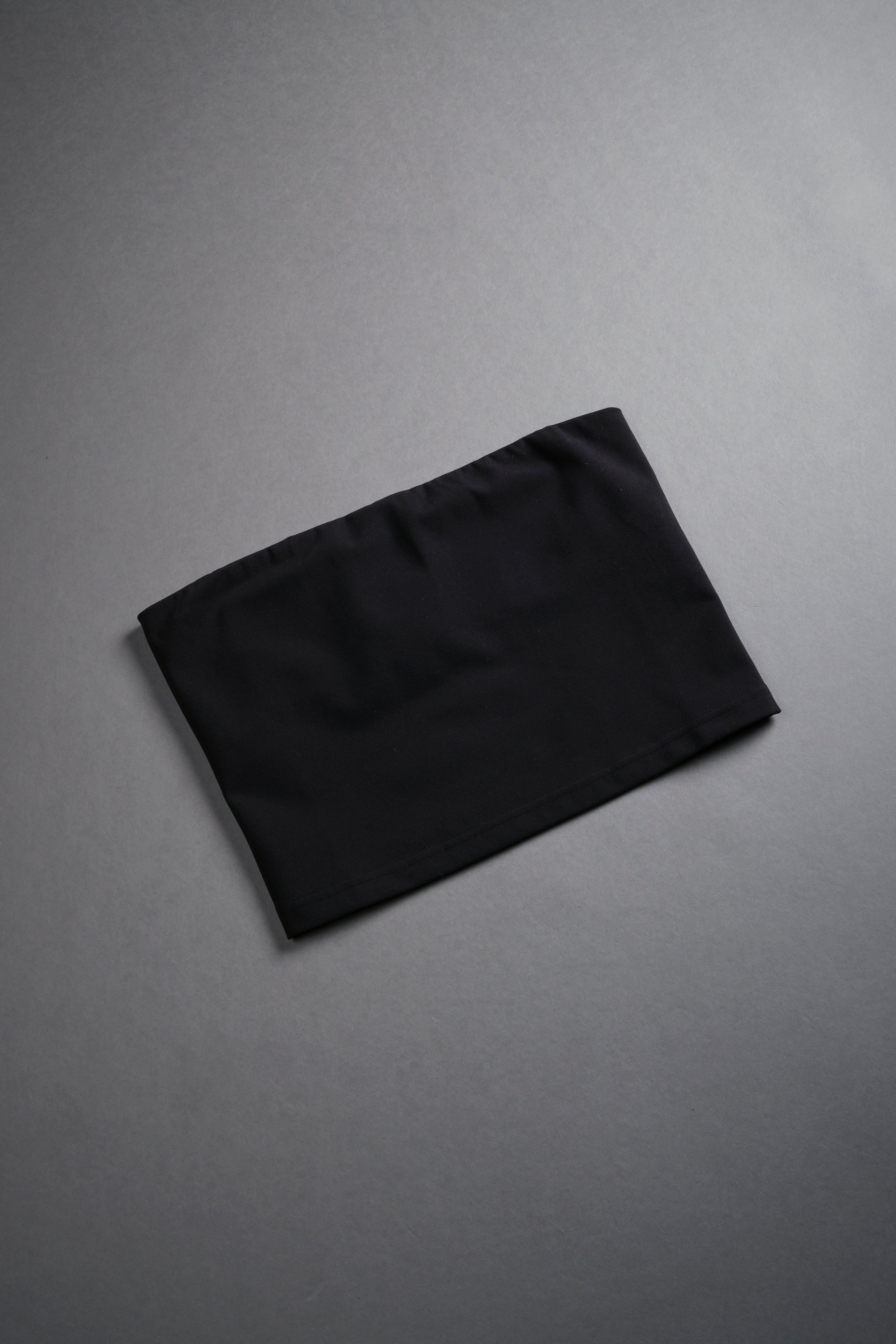 Single Wolf "Nova" Longline Bandeau Top in Black