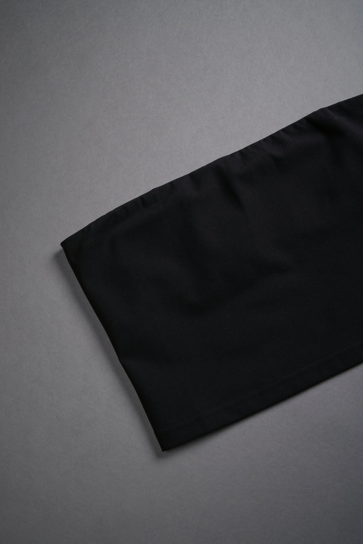 Single Wolf "Nova" Longline Bandeau Top in Black