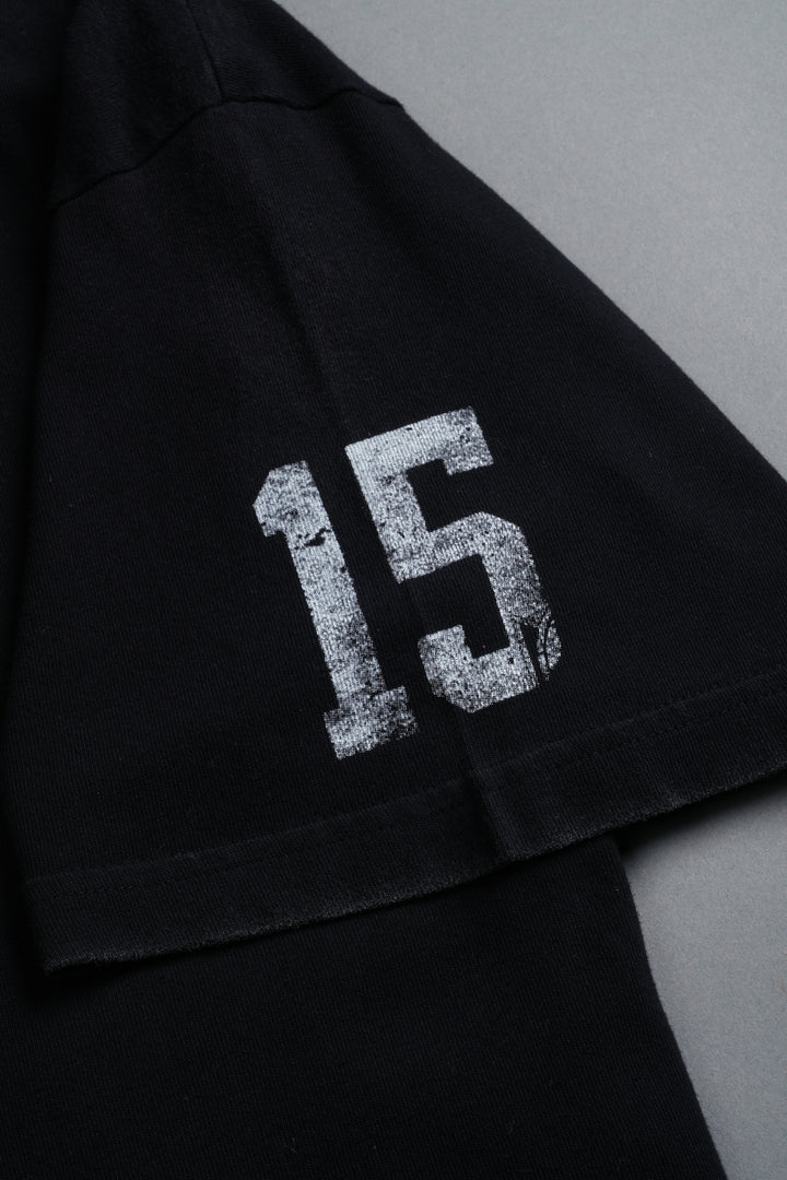 La Ca Frvr Premium Oversized Tee in Black