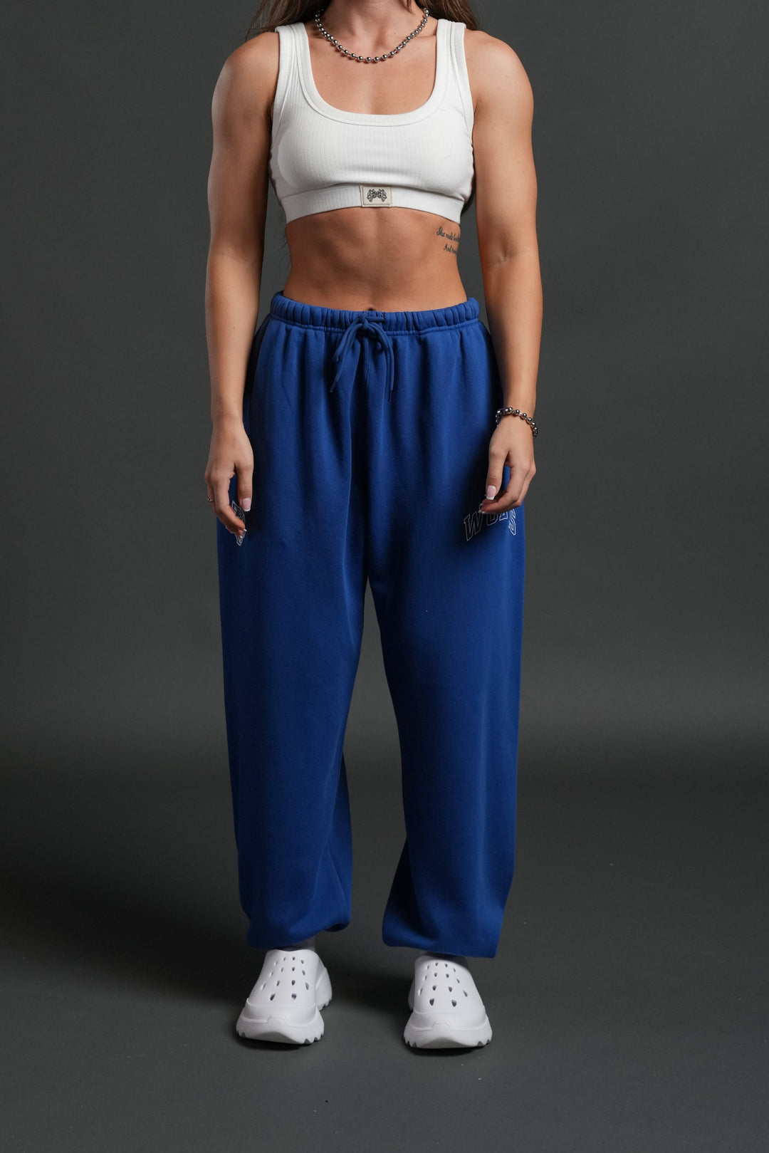 Wolf Loyalty Lightweight Lounger Sweat Pants in Cobalt Blue