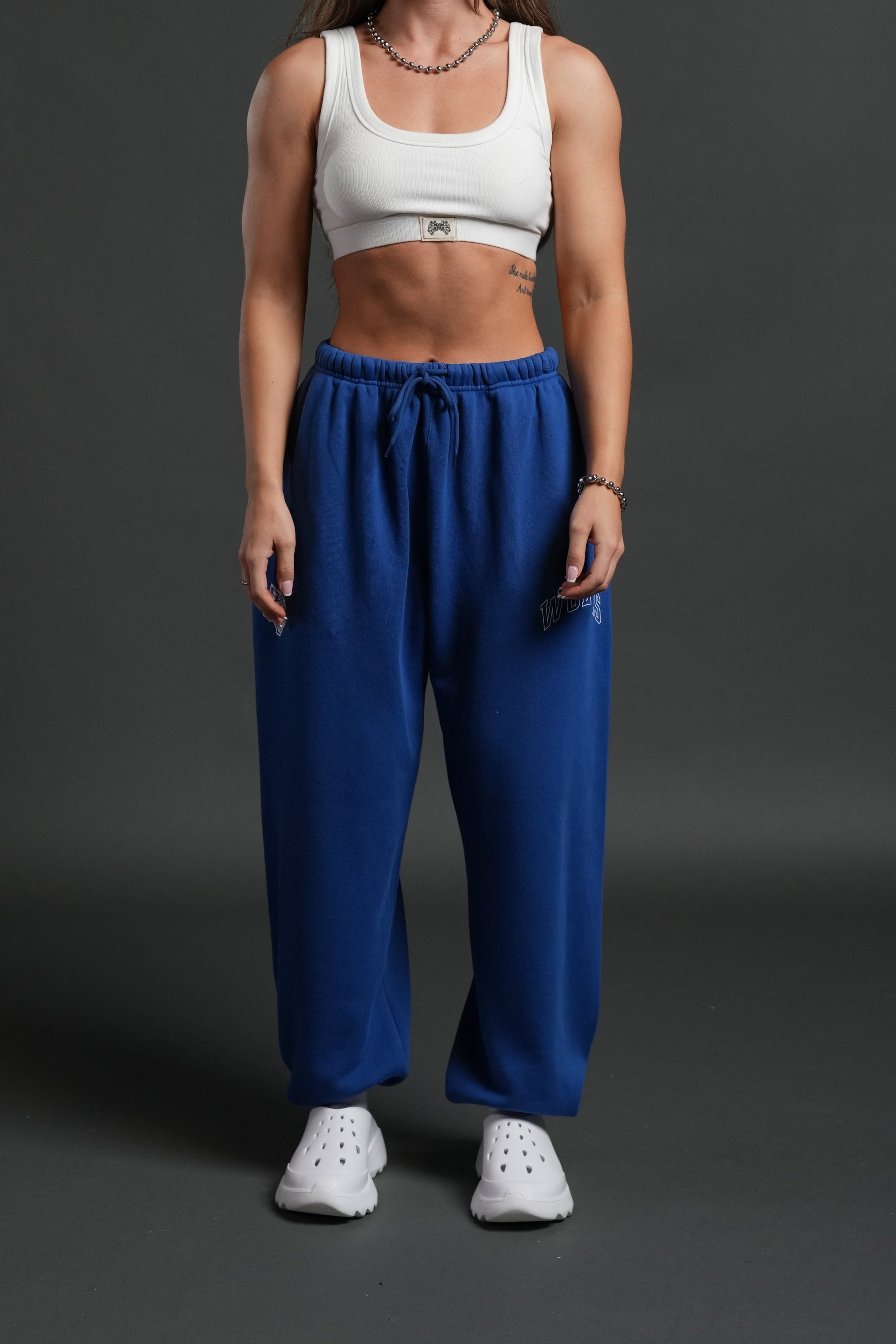 Wolf Loyalty Lightweight Lounger Sweat Pants in Cobalt Blue