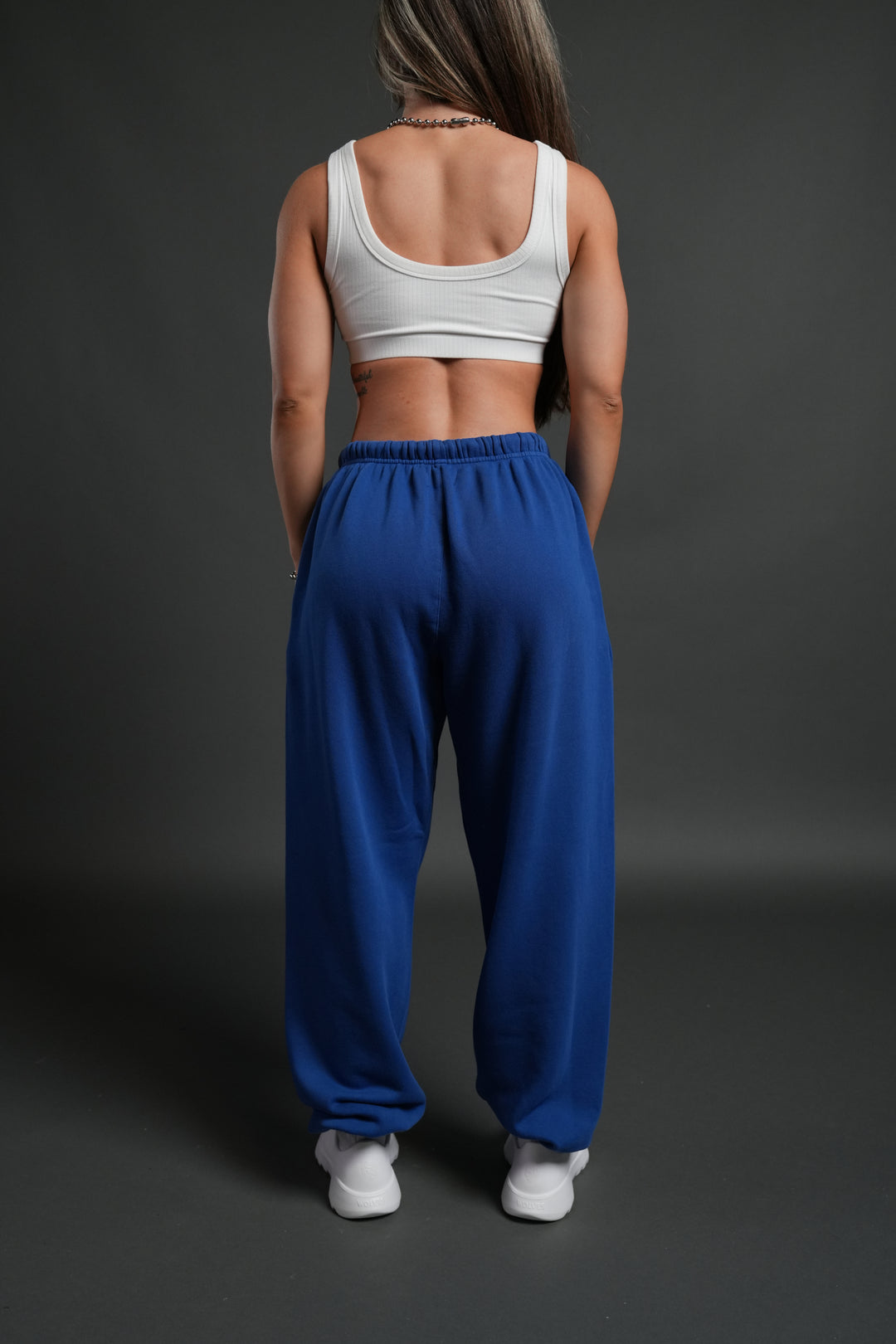 Wolf Loyalty Lightweight Lounger Sweat Pants in Cobalt Blue