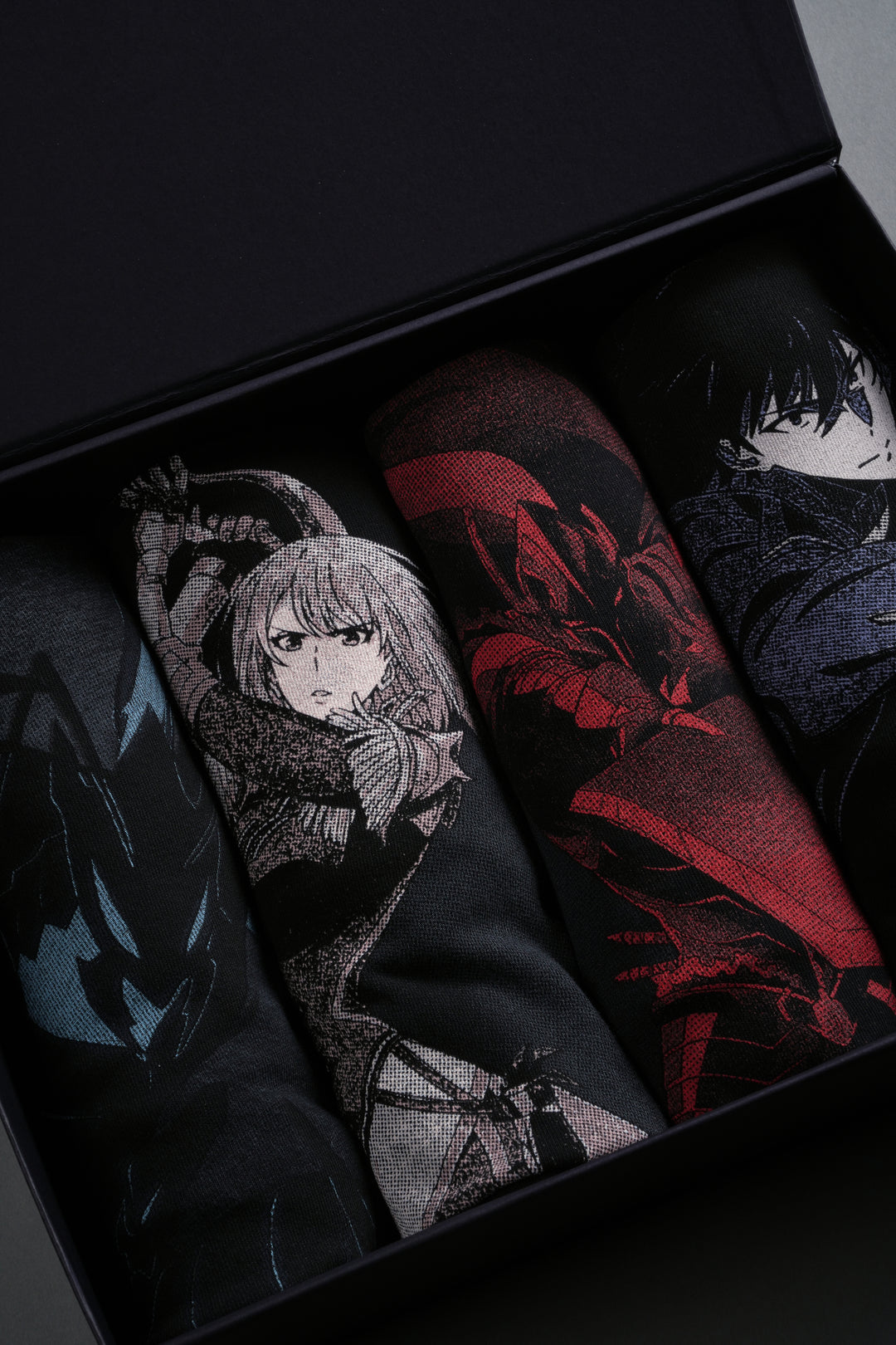 Solo Leveling "Side-By-Side" Tee Box Set in Black