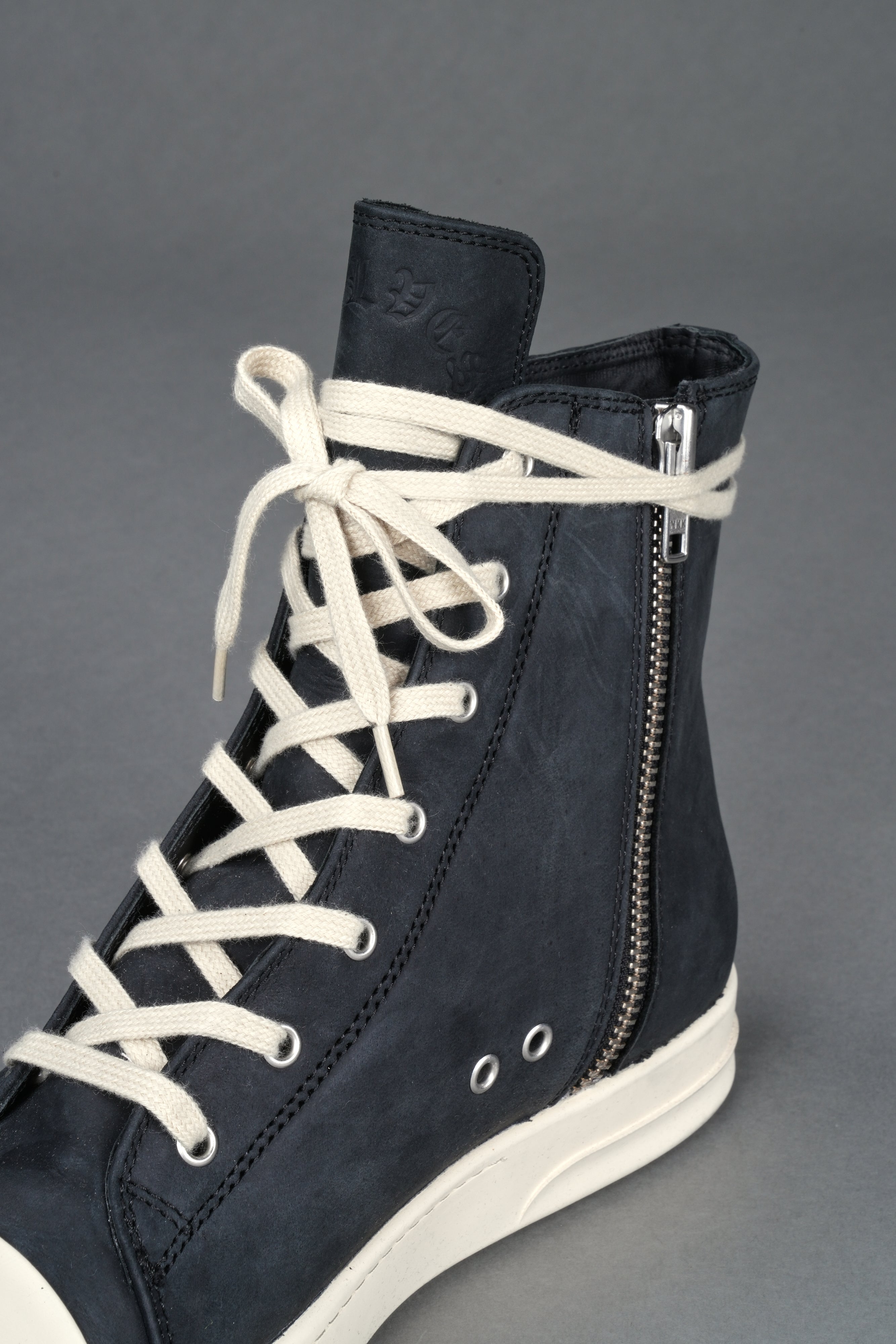 Venice High Top Shoe in Black/Cream