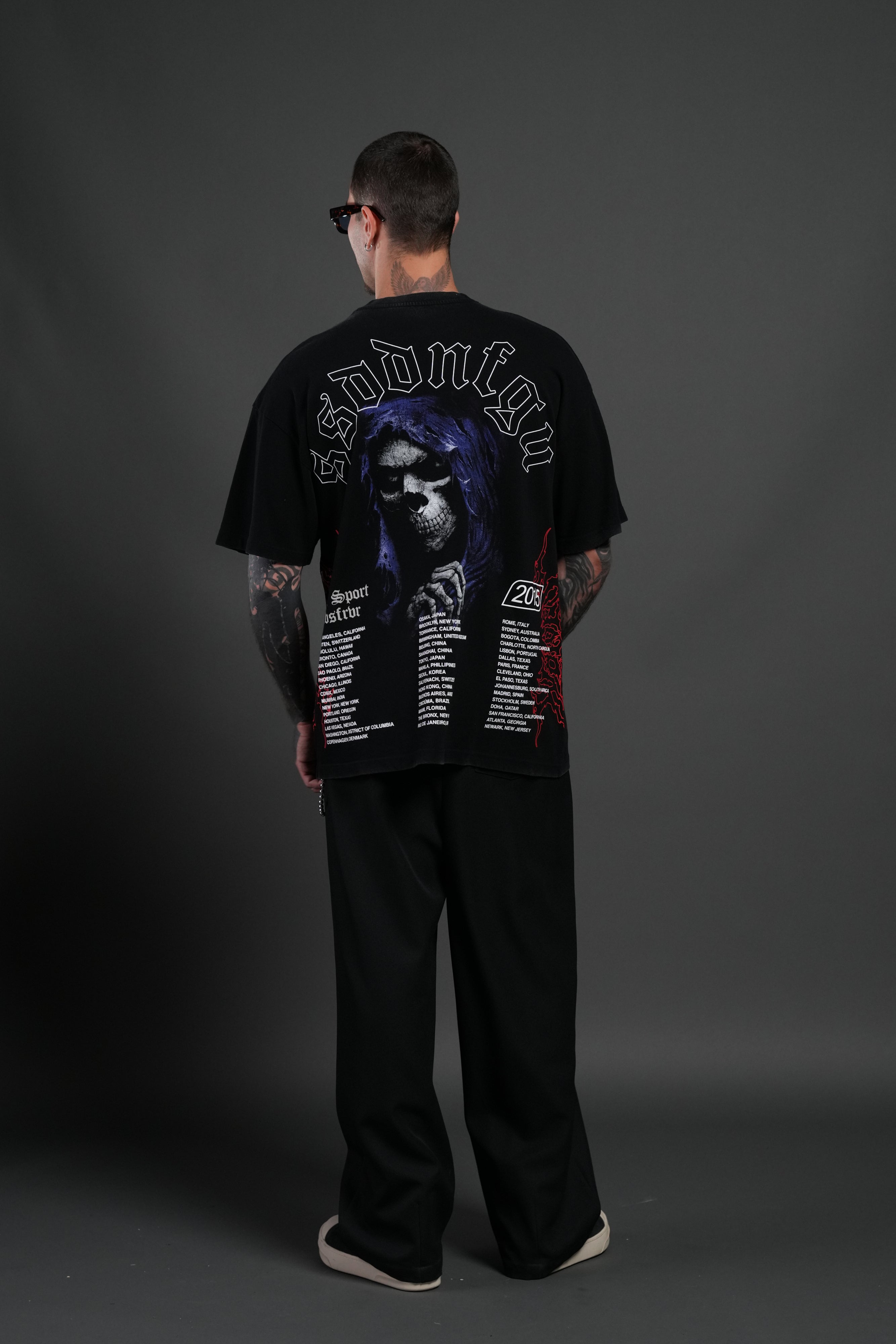 Reaper Tour Premium Oversized Tee in Black