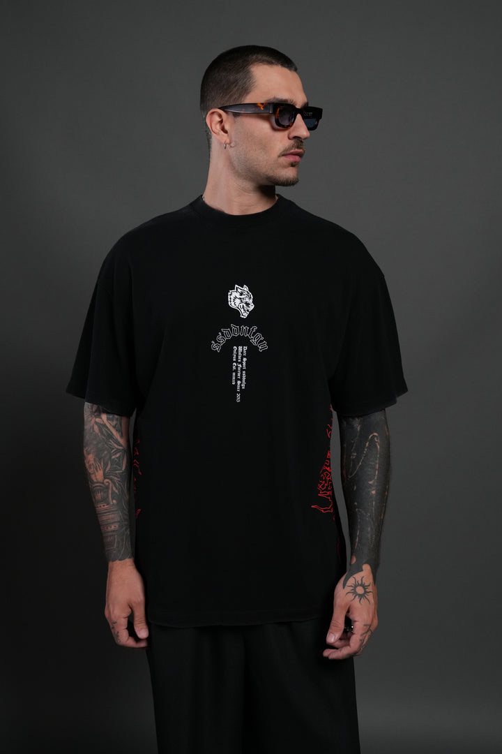 Reaper Tour Premium Oversized Tee in Black
