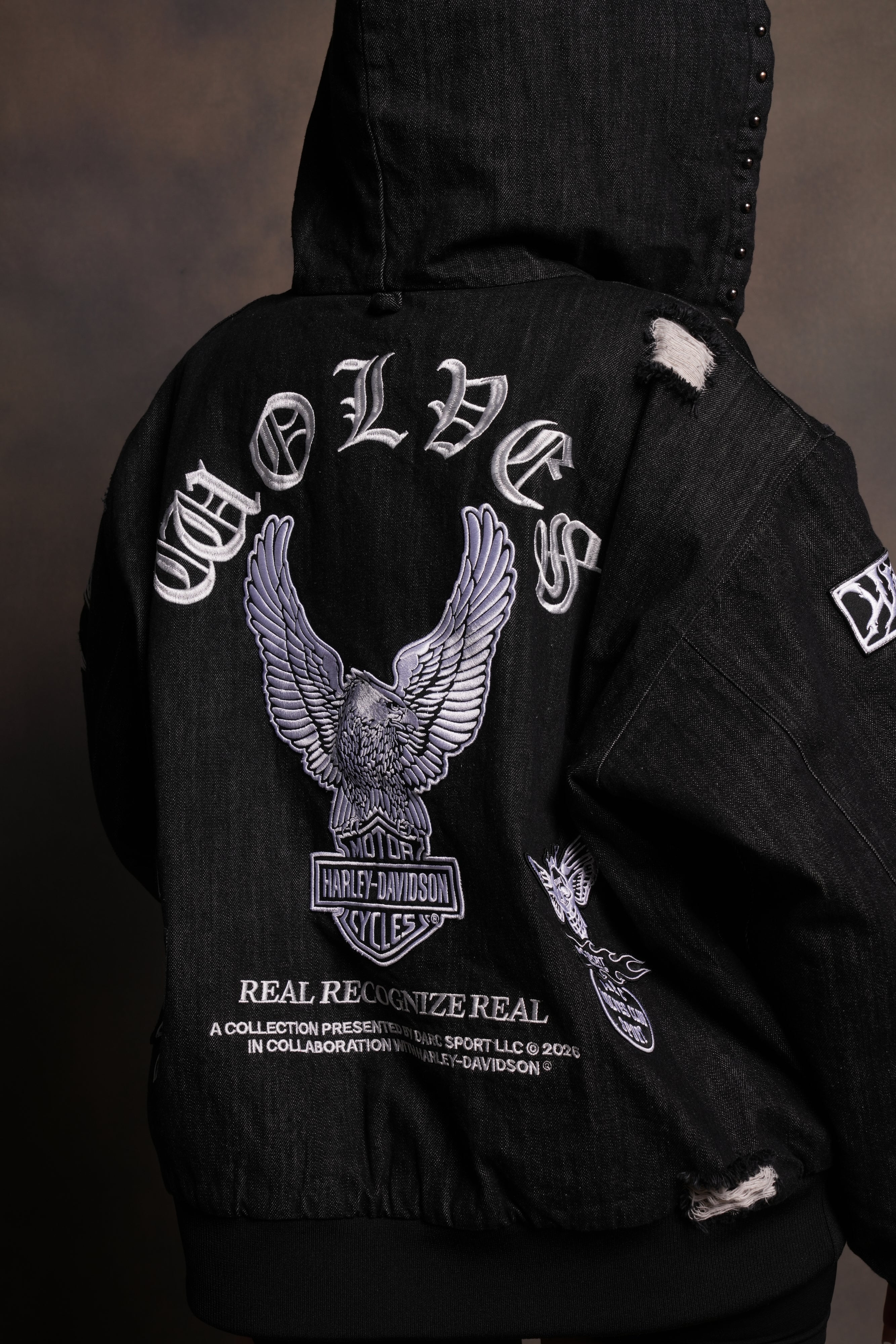 Brotherhood Unisex Cooper Bomber Jacket in Black