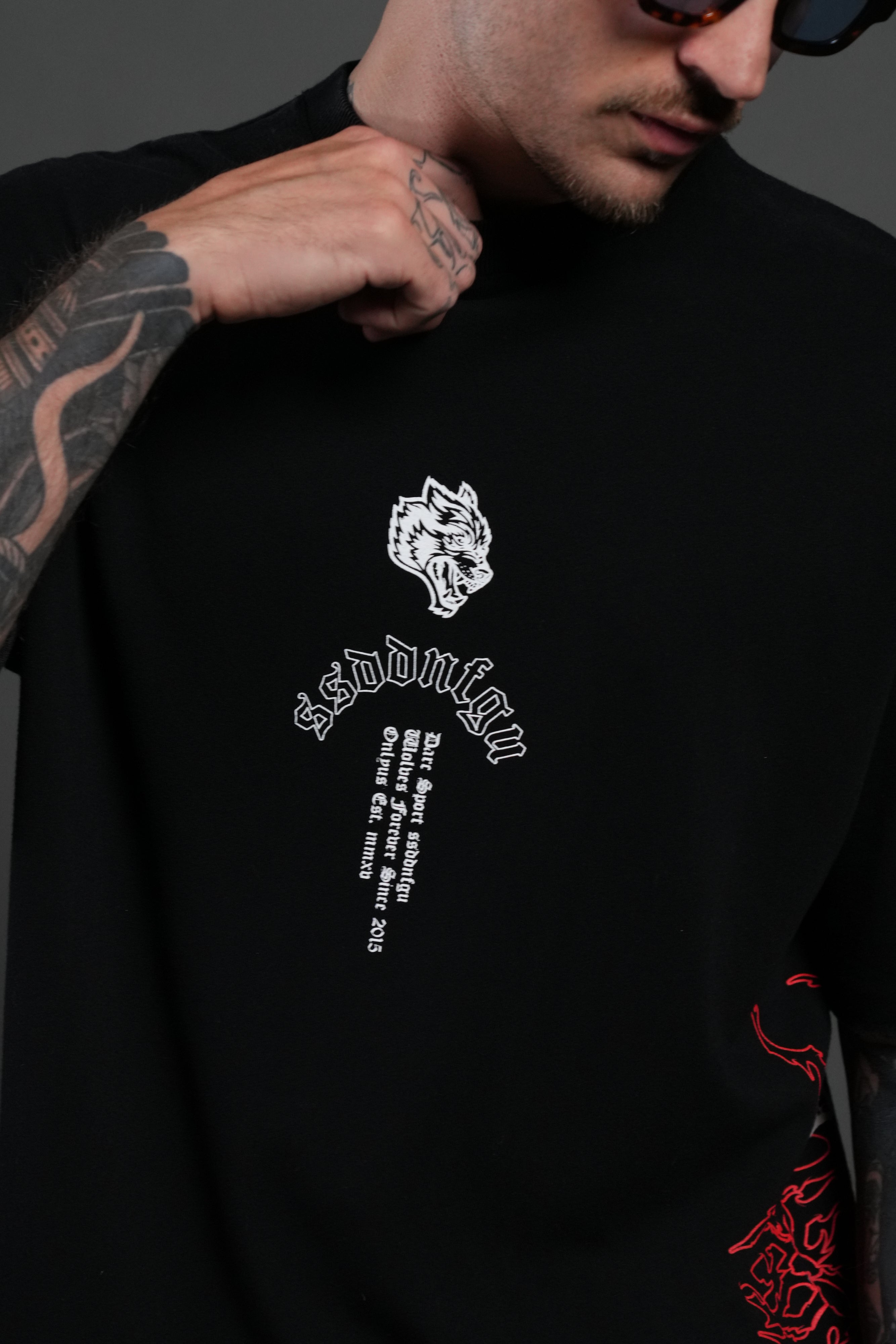 Reaper Tour Premium Oversized Tee in Black