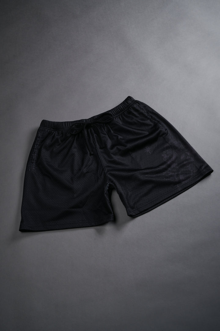 Sacred Flash Mesh Shorts in Black