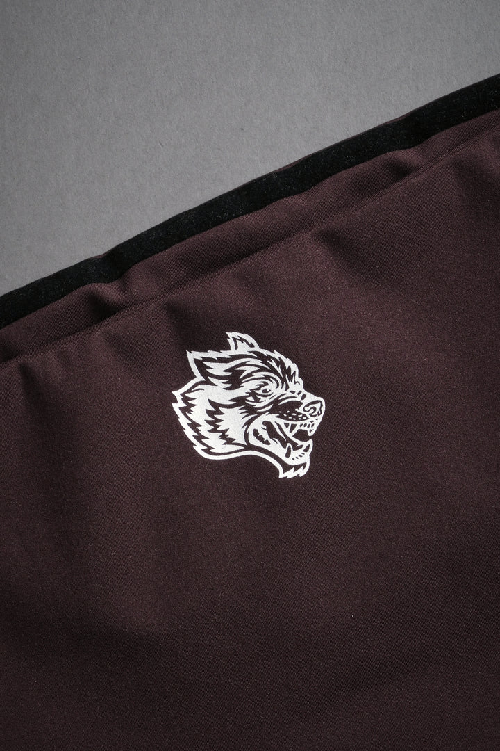 Single Wolf "Nova" Longline Bandeau Top in Darc Garnet