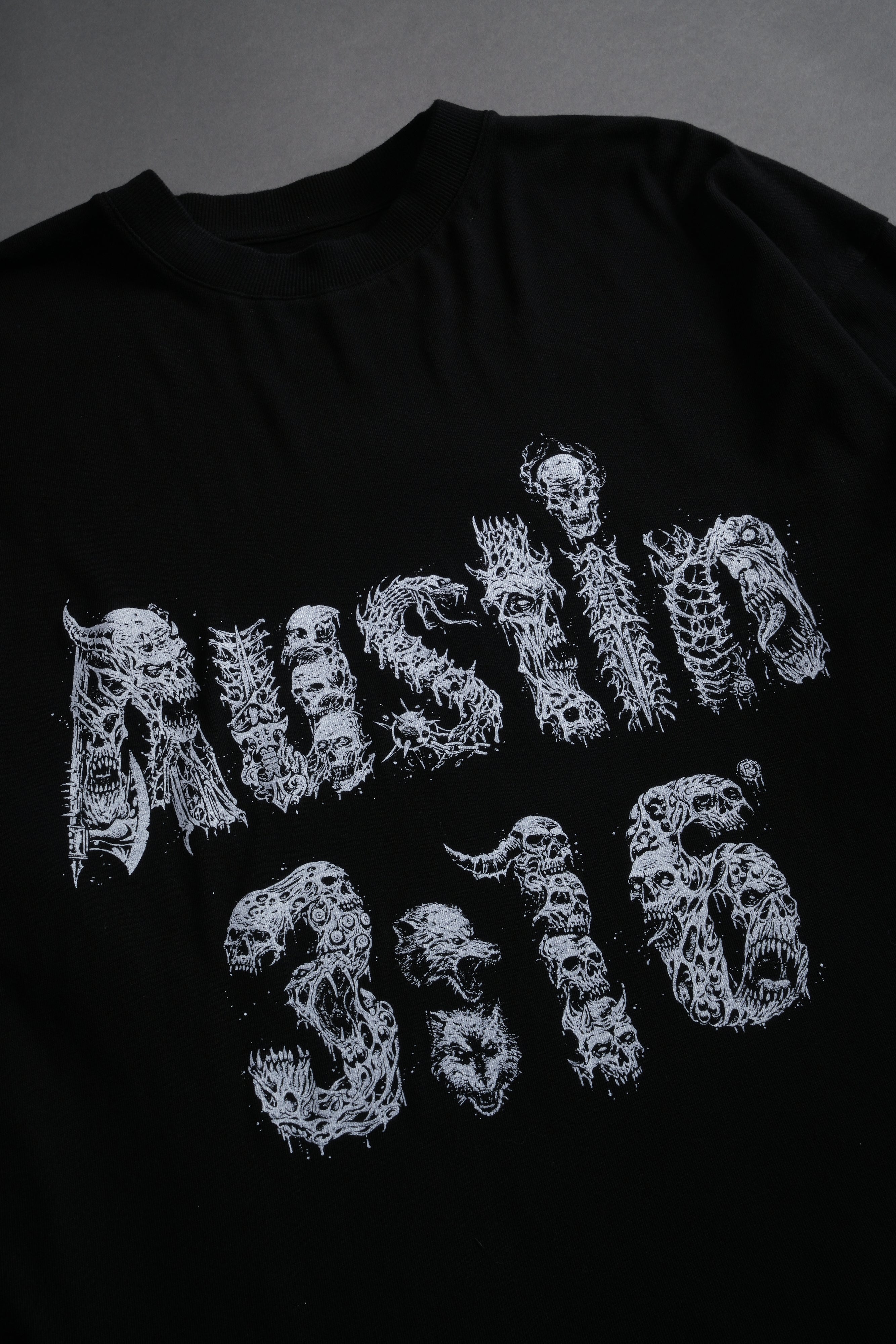 Stone Cold Riddick Premium Oversized Tee in Black