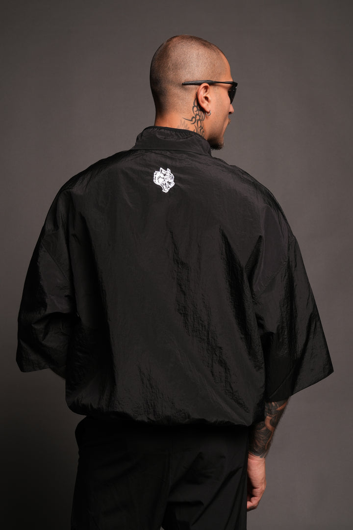 Hesh Forever V2 Mcguire Nylon Pullover In Black