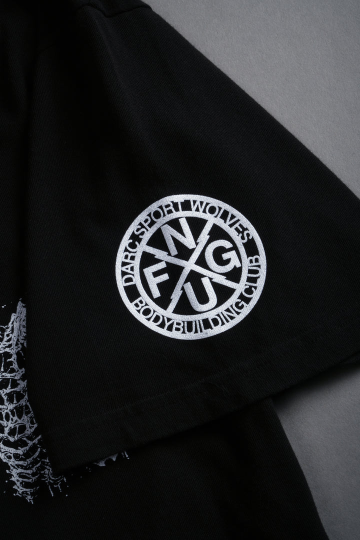 Stone Cold Riddick Premium Oversized Tee in Black