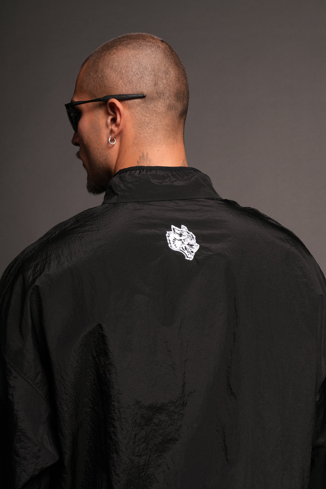 Hesh Forever V2 Mcguire Nylon Pullover In Black