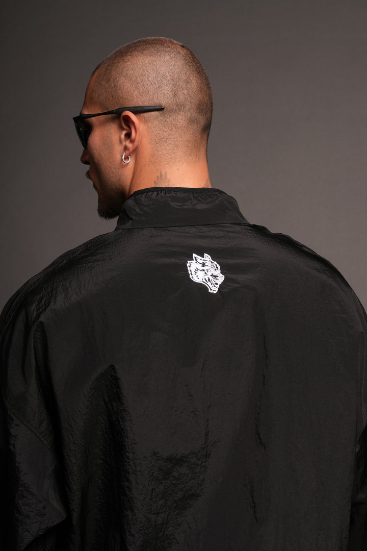 Hesh Forever V2 Mcguire Nylon Pullover In Black