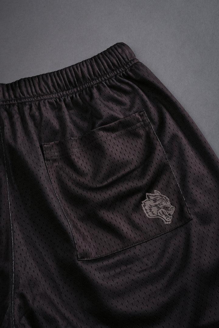 Sacred Flash Mesh Shorts in Darc Brown