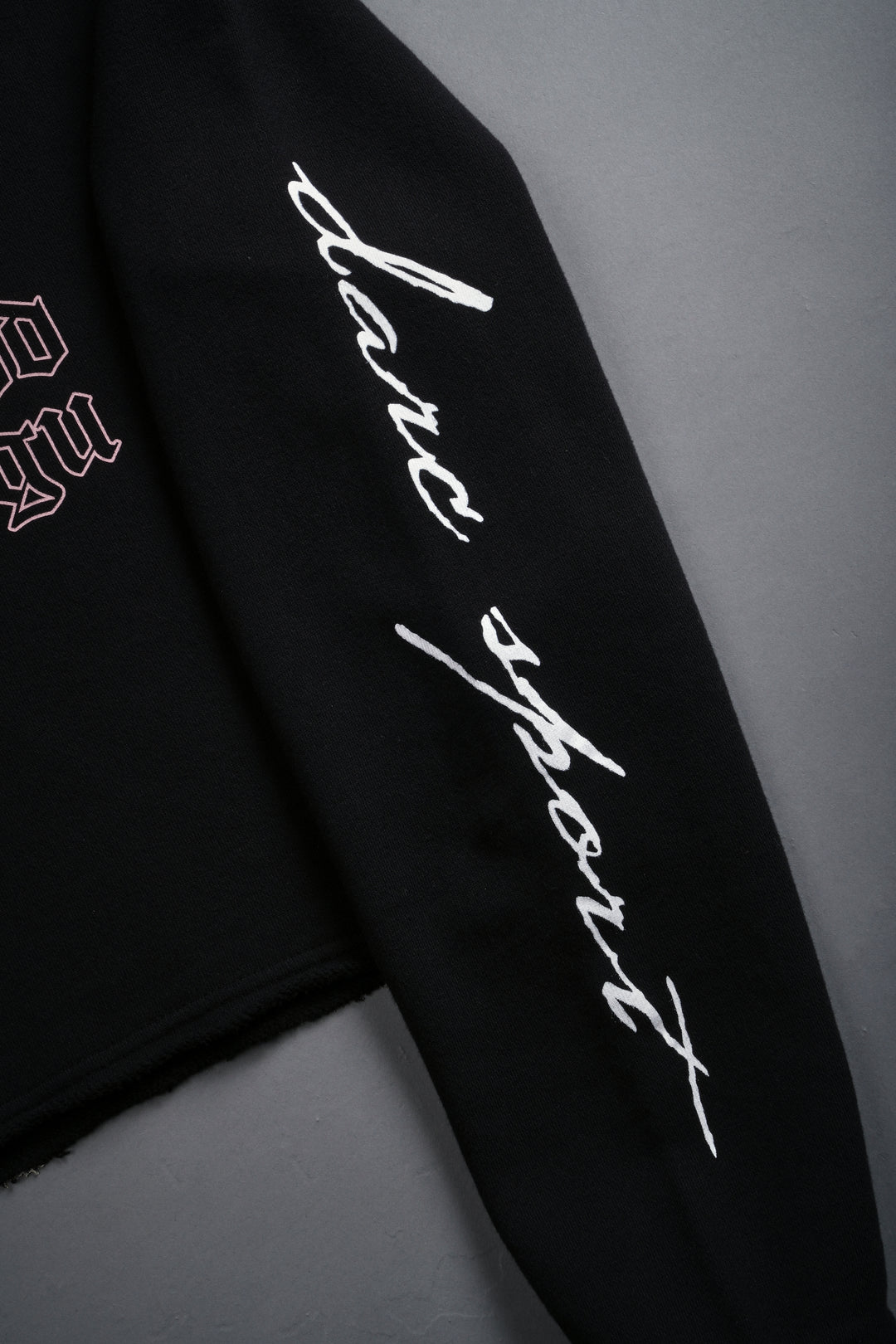 New Beginnings "Pierce" (Cropped) Hoodie in Black