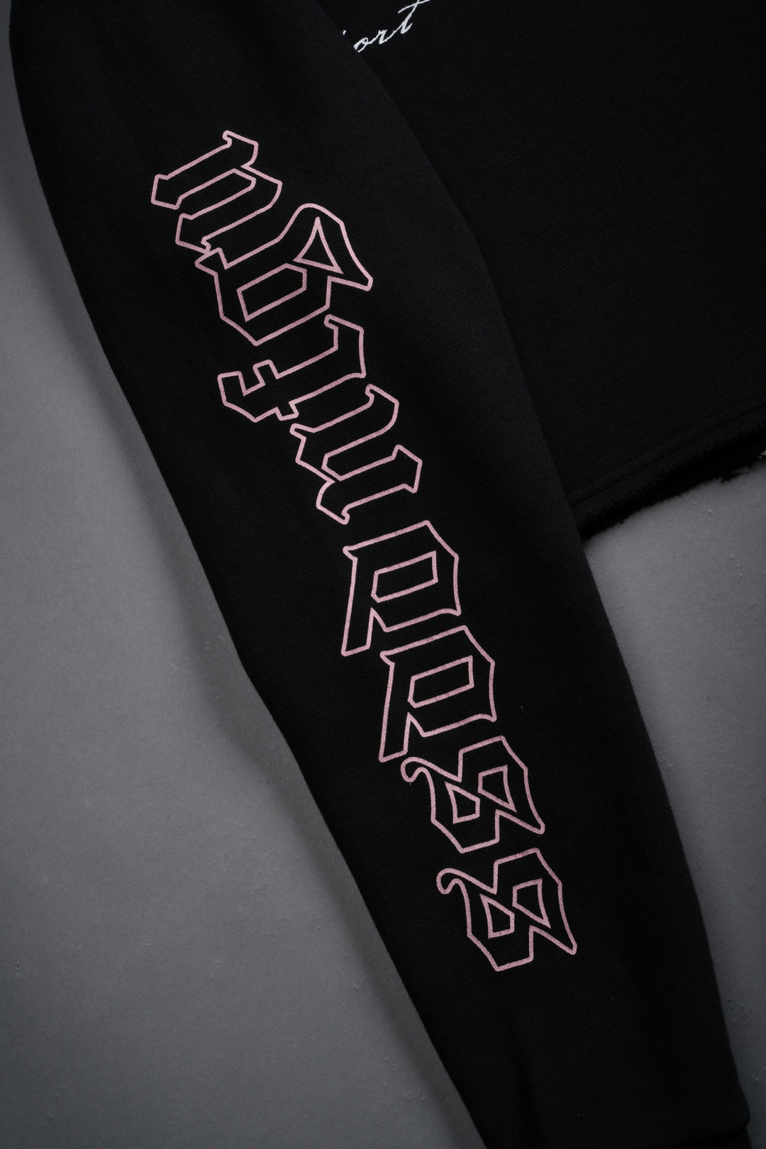 New Beginnings "Pierce" (Cropped) Hoodie in Black