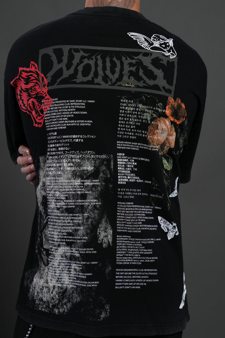 Wolves Valor Premium Oversized Tee in Black