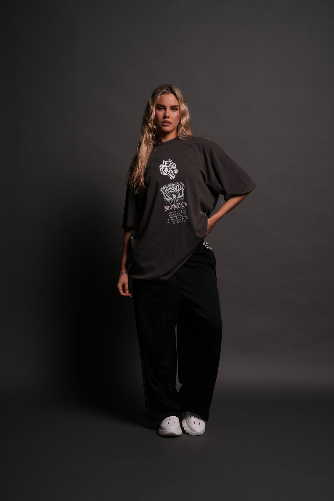 Brutality "Premium" Oversized Tee in Wolf Gray