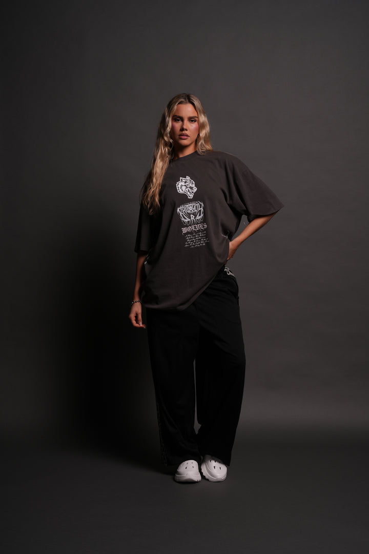 Brutality "Premium" Oversized Tee in Wolf Gray