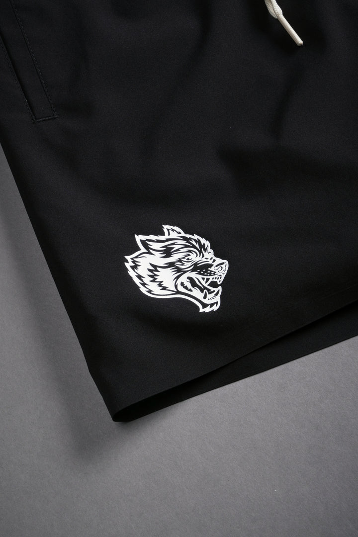 Go Wolves Compression Shorts in Black