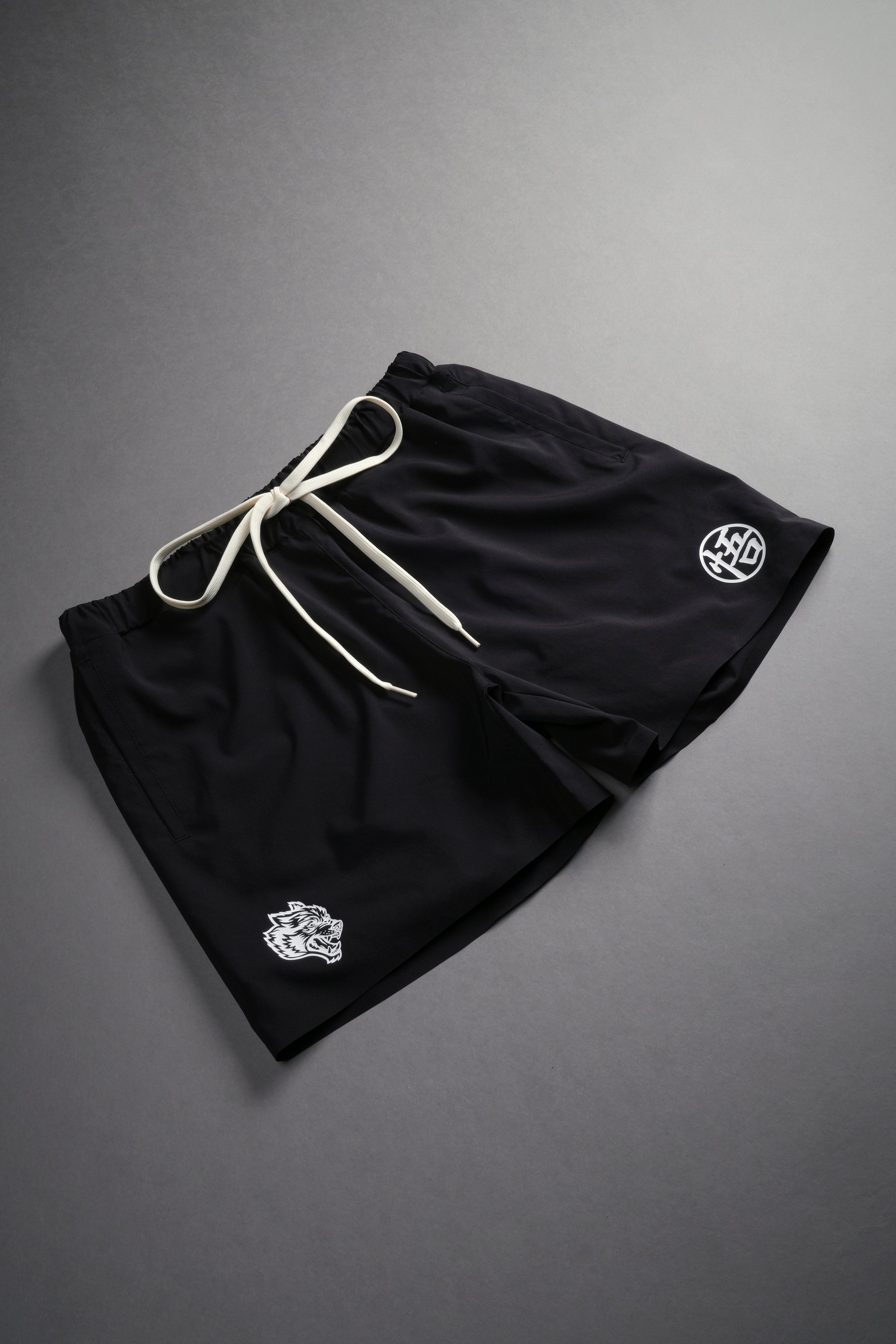 Go Wolves Compression Shorts in Black