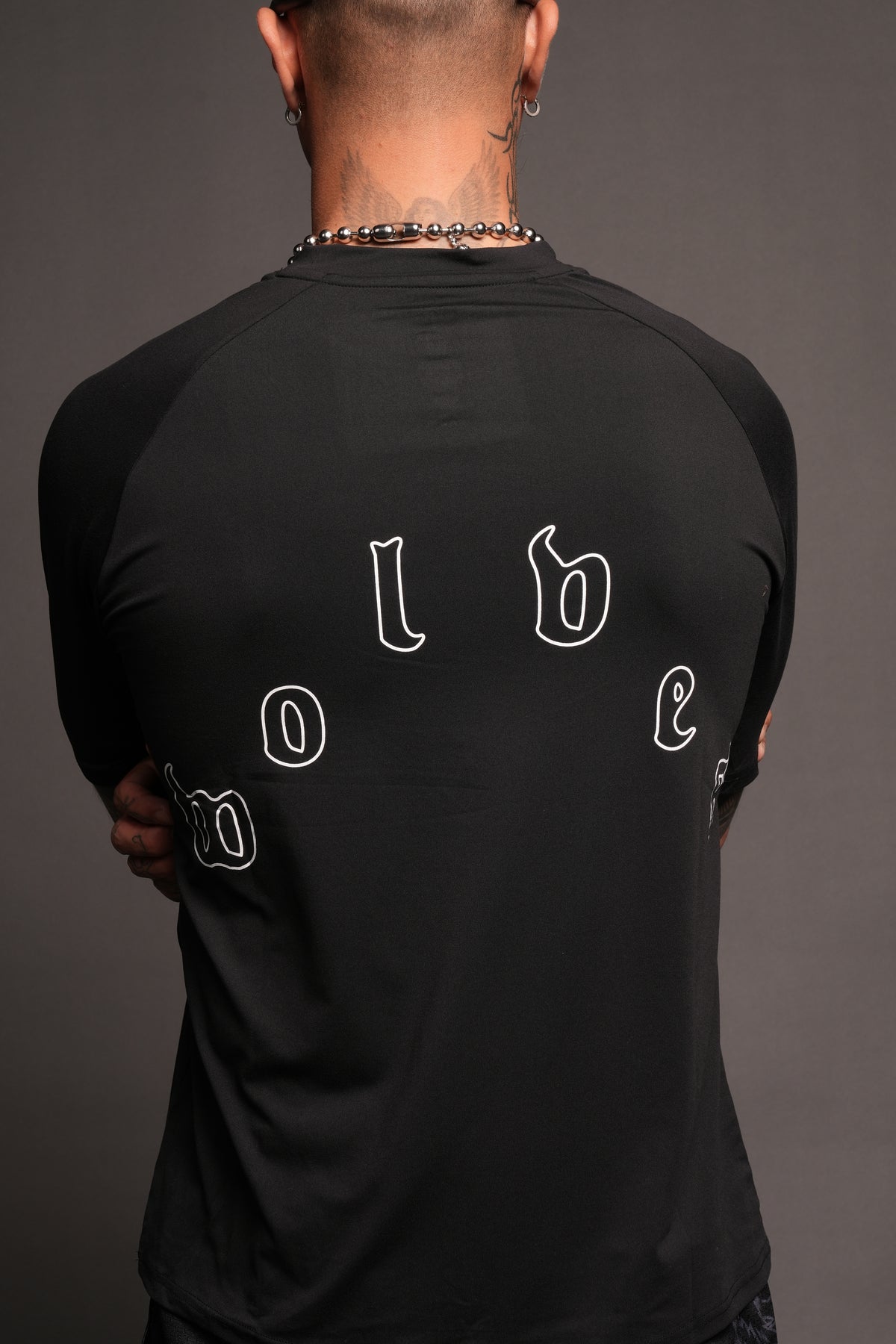 Wolves Pyramid V2 Dry Wolf Raglan Ss Tee In Black