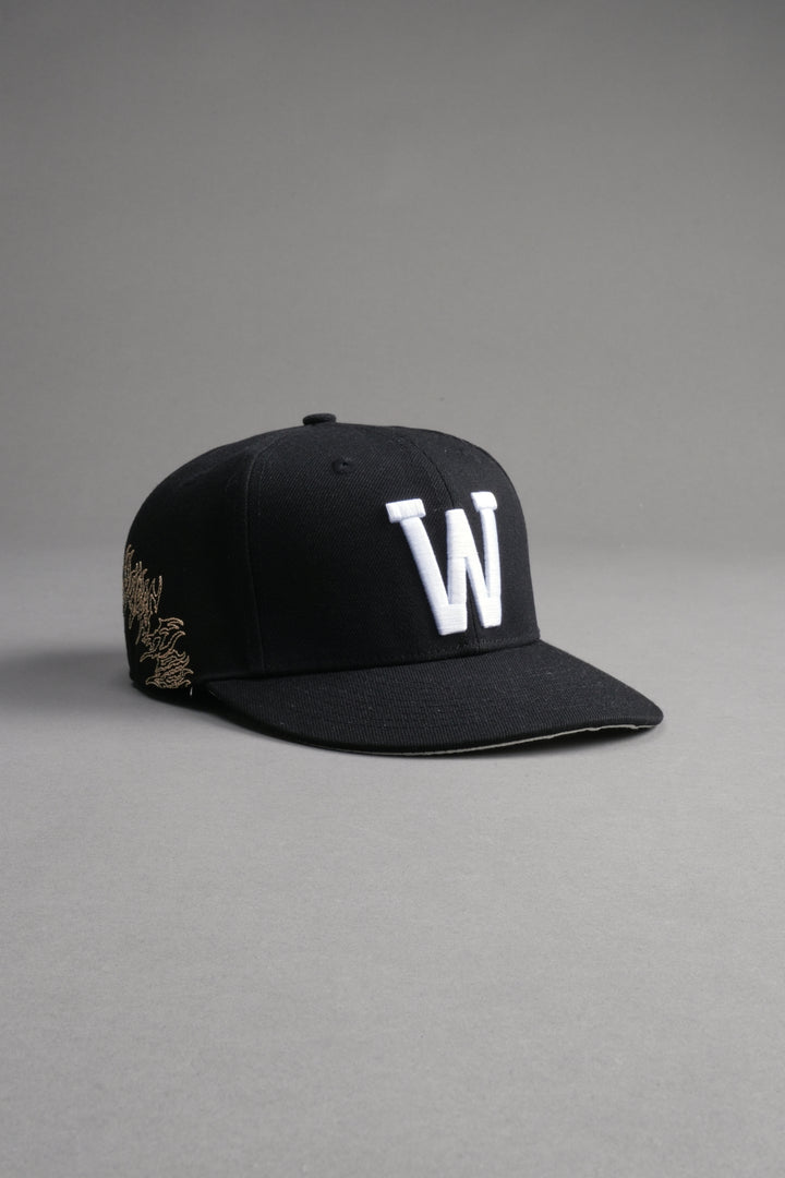 Hesh Core Fitted Cap in Black