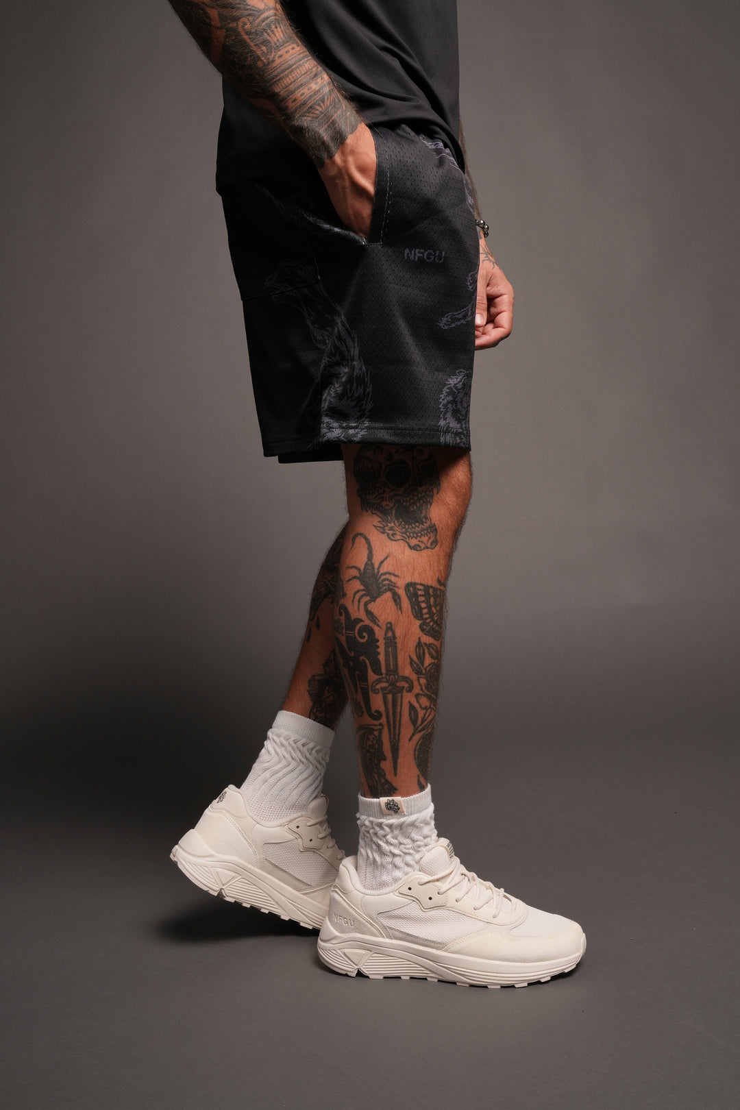 Leap Of Faith V2 Mesh Shorts In Black