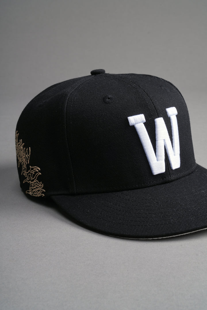 Hesh Core Fitted Cap in Black