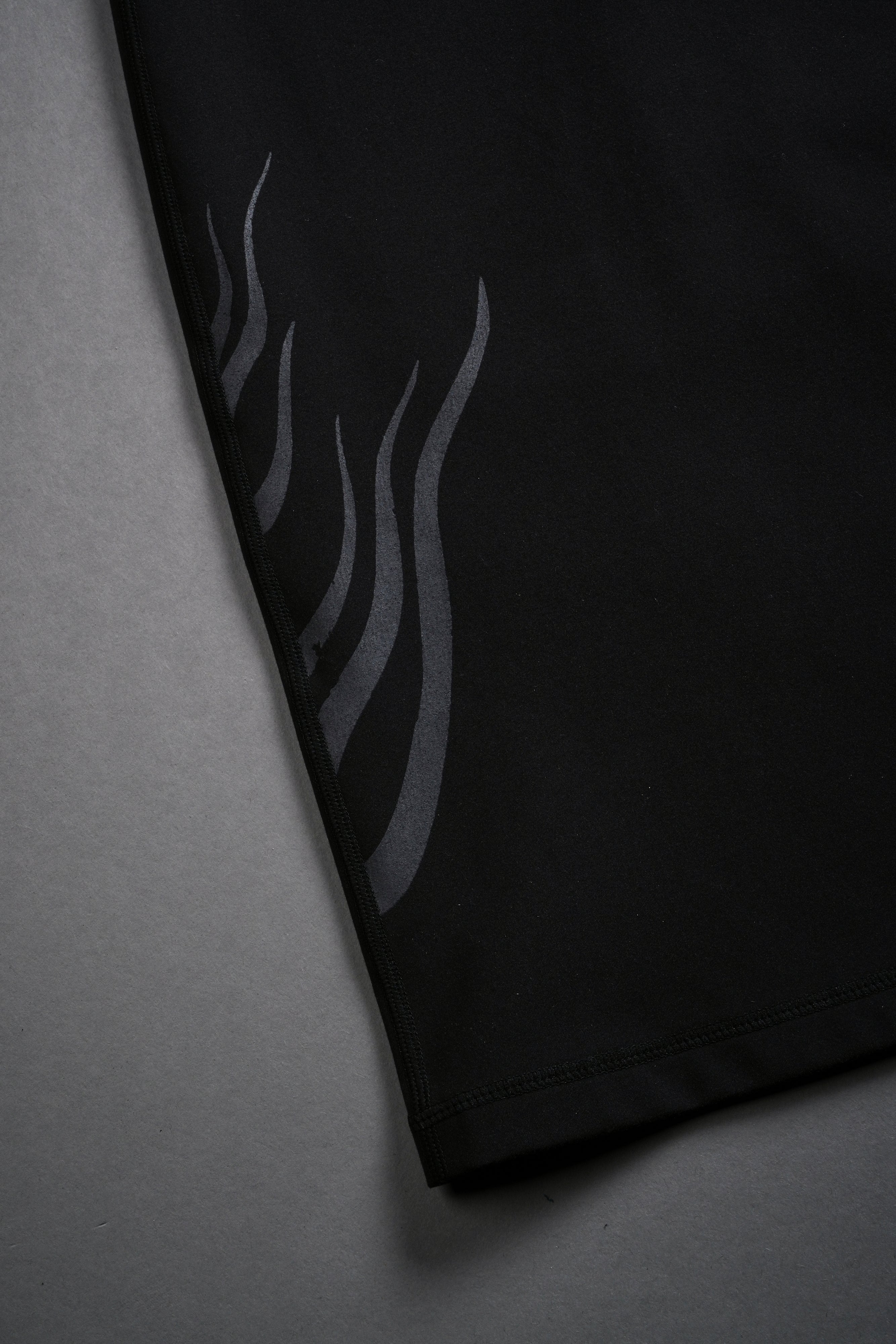 Single Wolf Wide Leg Energy Pants in Black