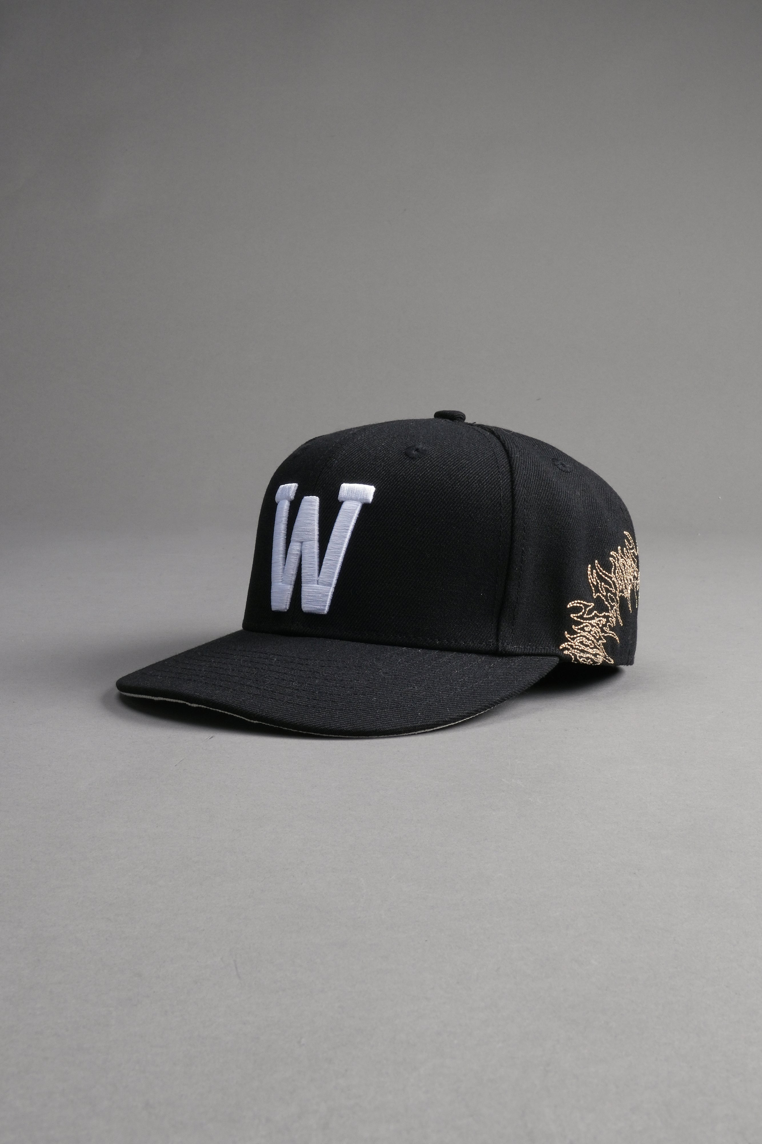 Hesh Core Fitted Cap in Black