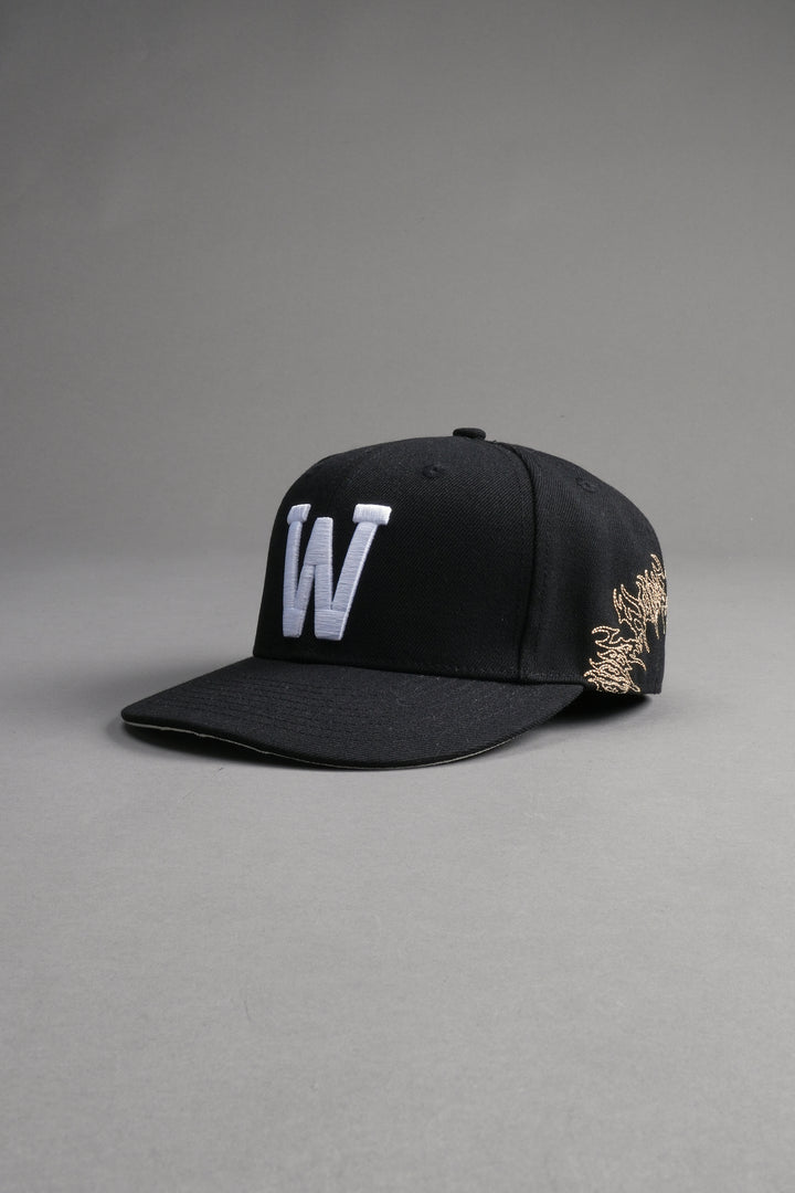 Hesh Core Fitted Cap in Black