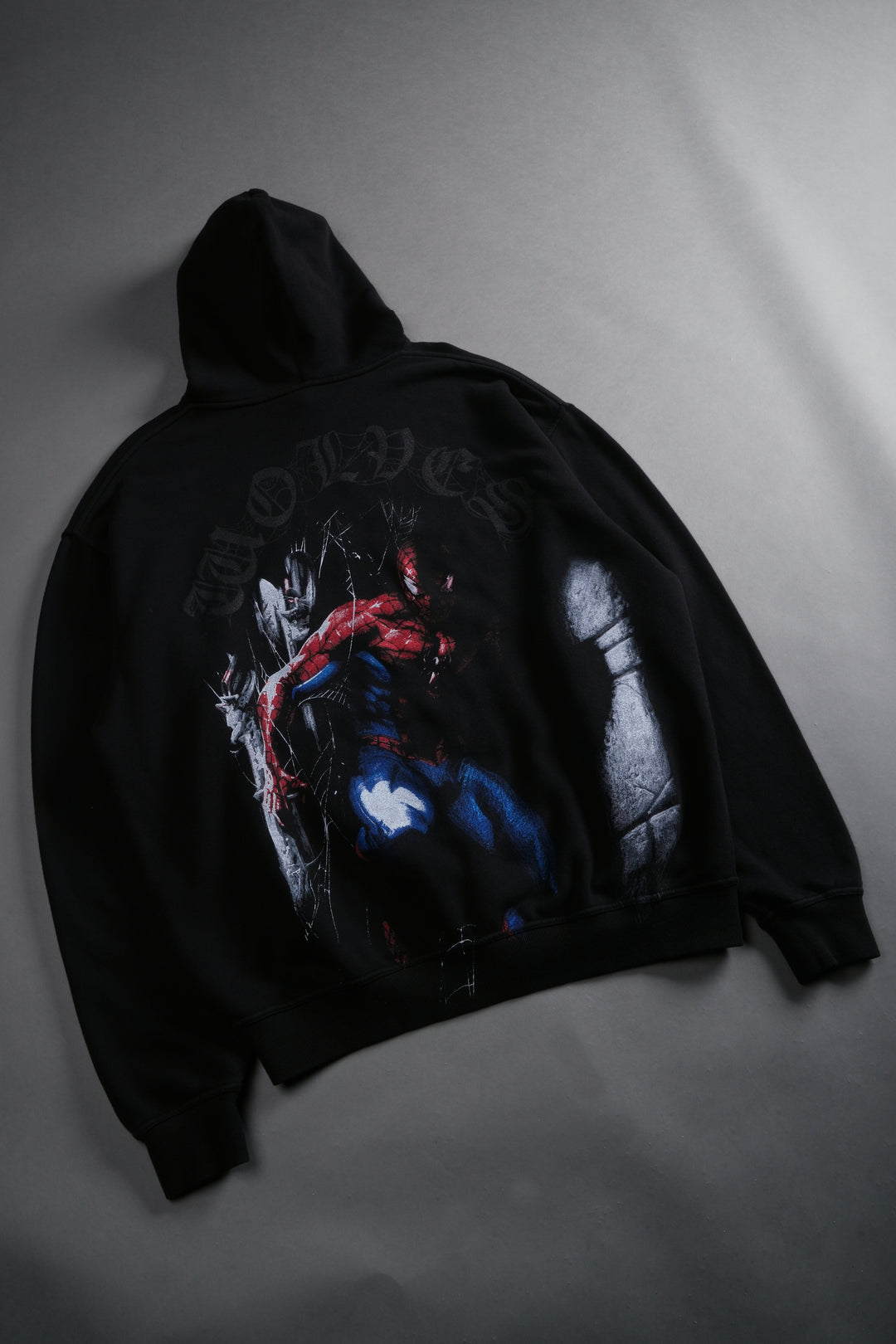 Webs and Shadows "Pierce" Hoodie in Black