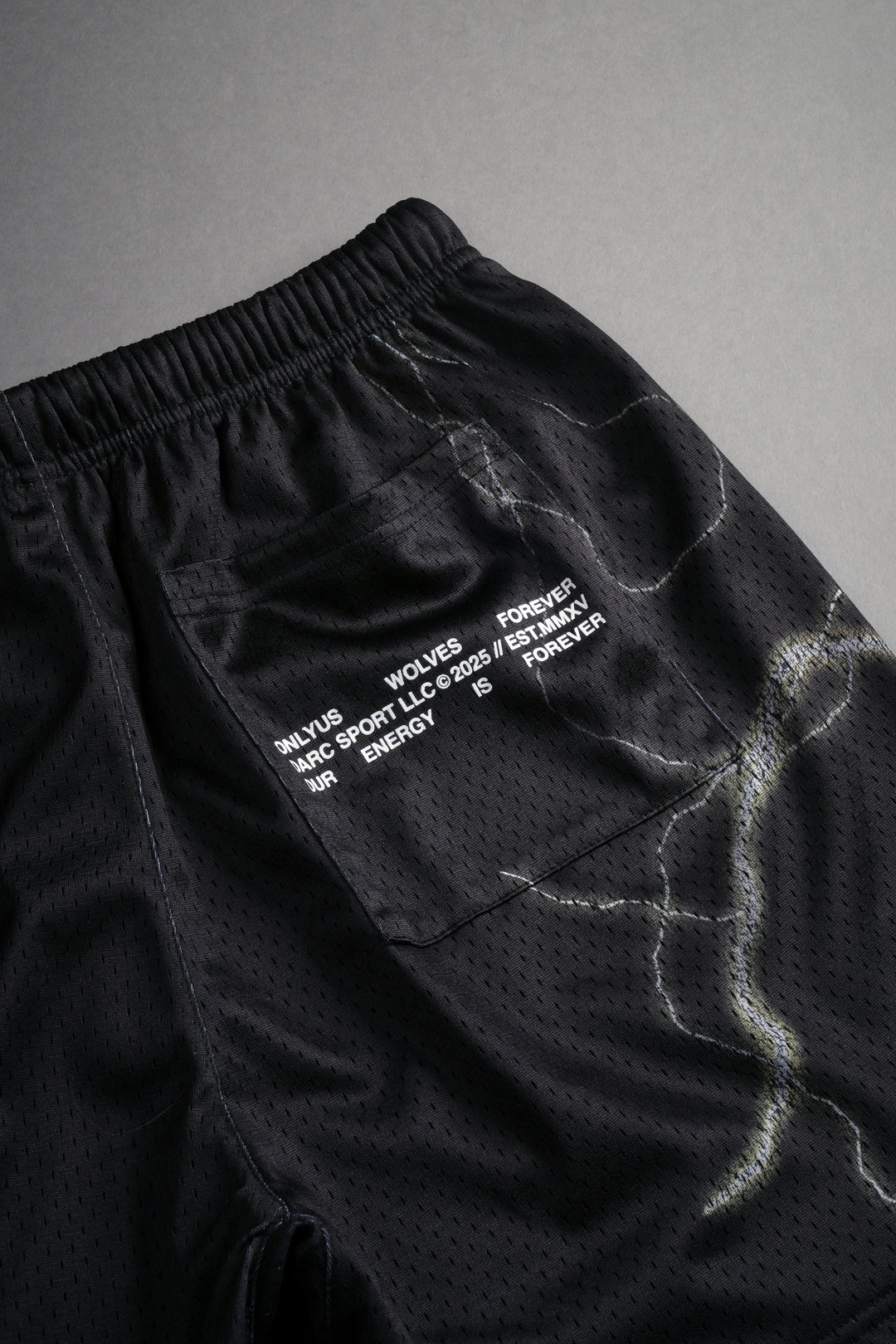 Broly VS Gogeta Mesh Shorts in Black
