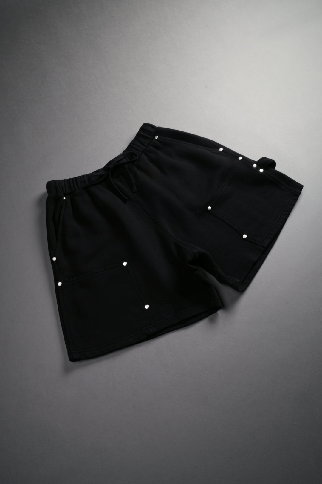 NFGU Forever Rivet Fleece Shorts in Black