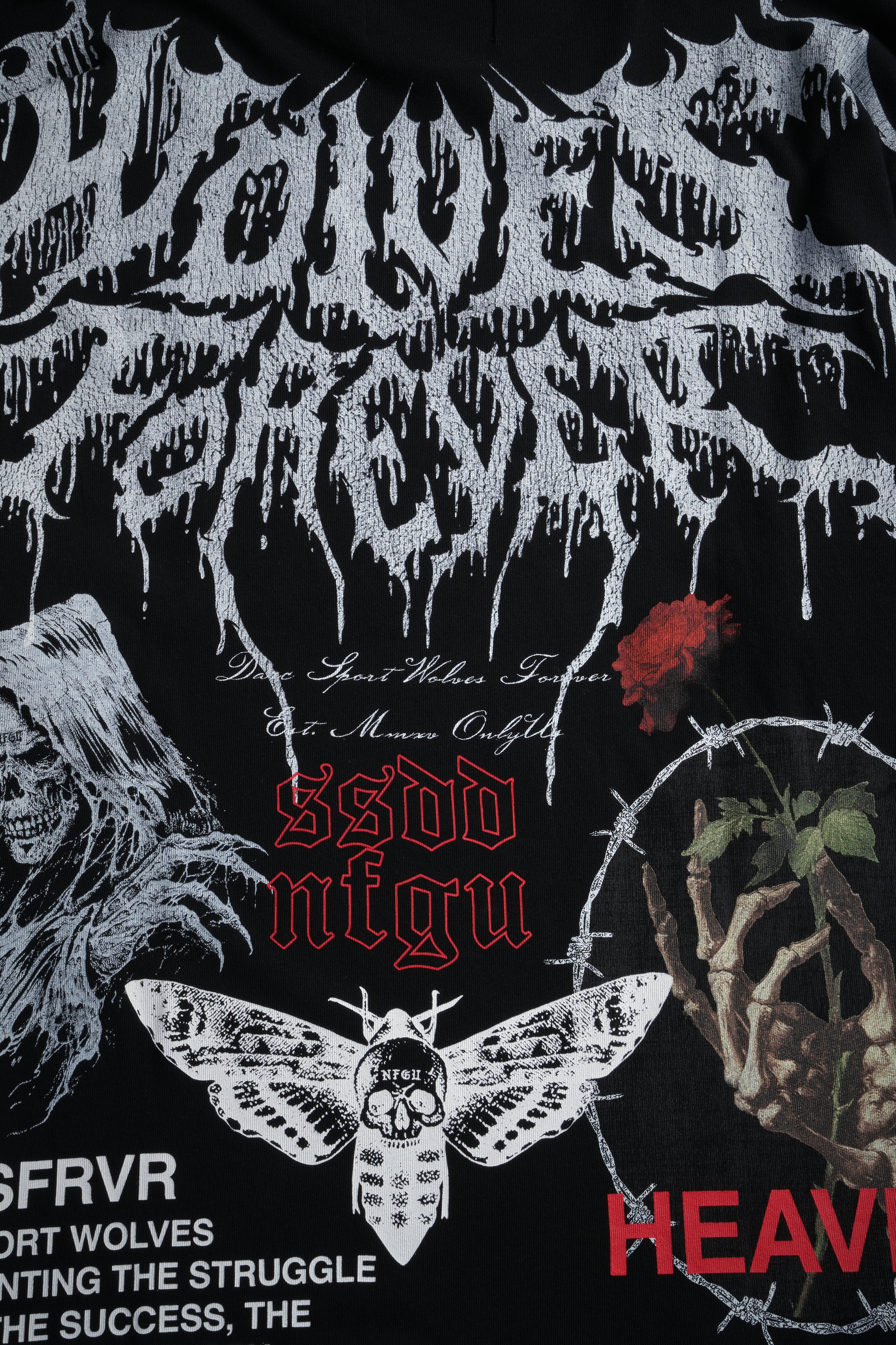 Darc Cherish "Premium" Oversized Tee in Black