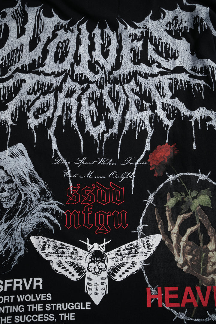 Darc Cherish "Premium" Oversized Tee in Black