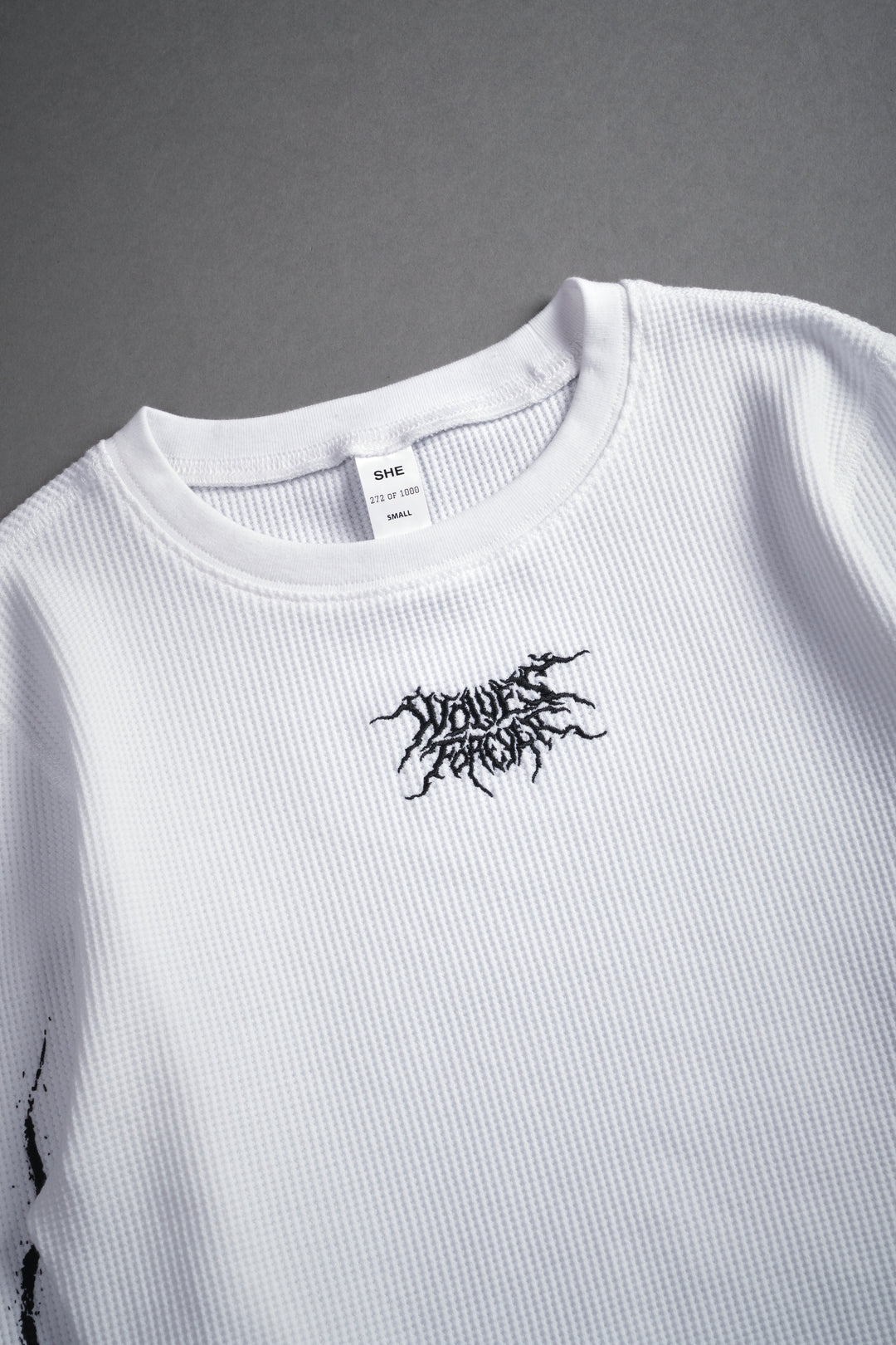 Darc Infernal Cropped Thermal L/S in White