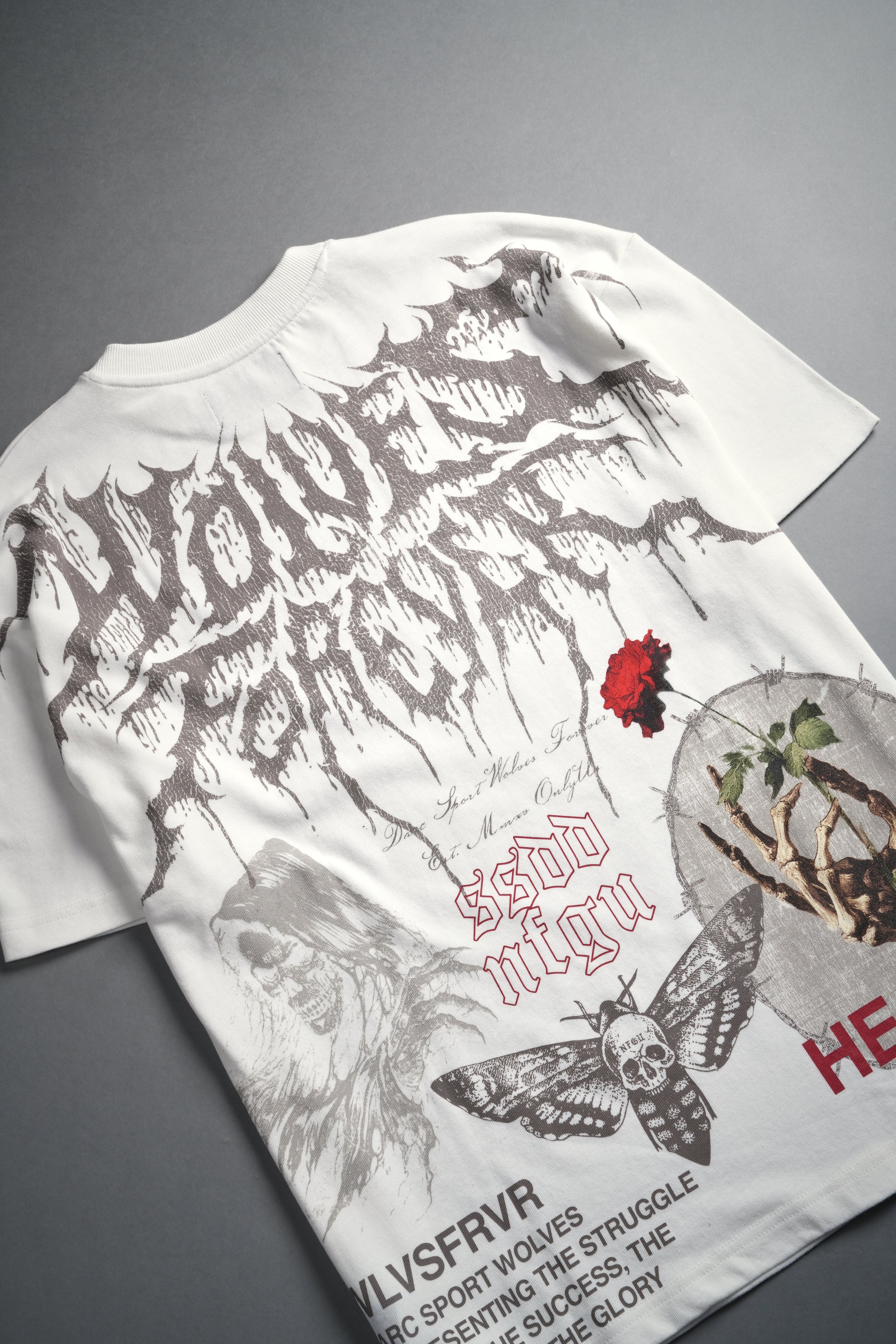 Darc Cherish "Premium" Oversized Tee in Cream