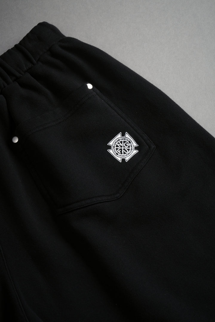 NFGU Forever Rivet Fleece Shorts in Black