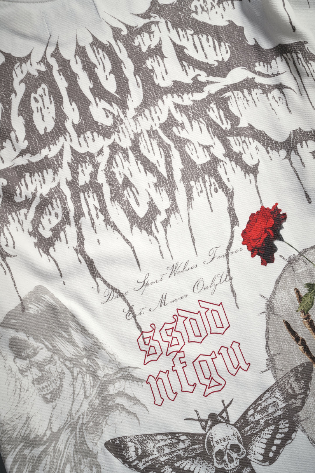 Darc Cherish "Premium" Oversized Tee in Cream